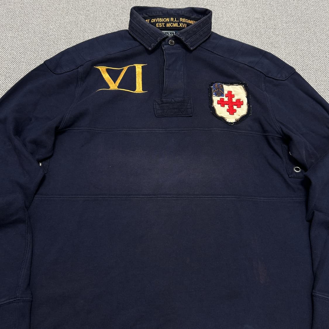 폴로 빈티지 크레스토 럭비셔츠(M) 상품이미지5