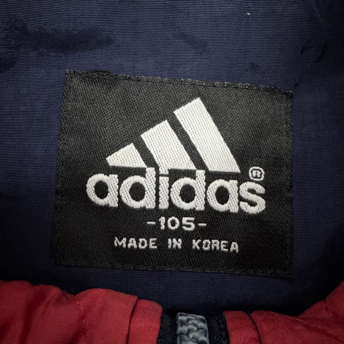 아디다스 00s 남빨 올드스쿨 삼선 오버핏 바람막이 점퍼 자켓 상품이미지5