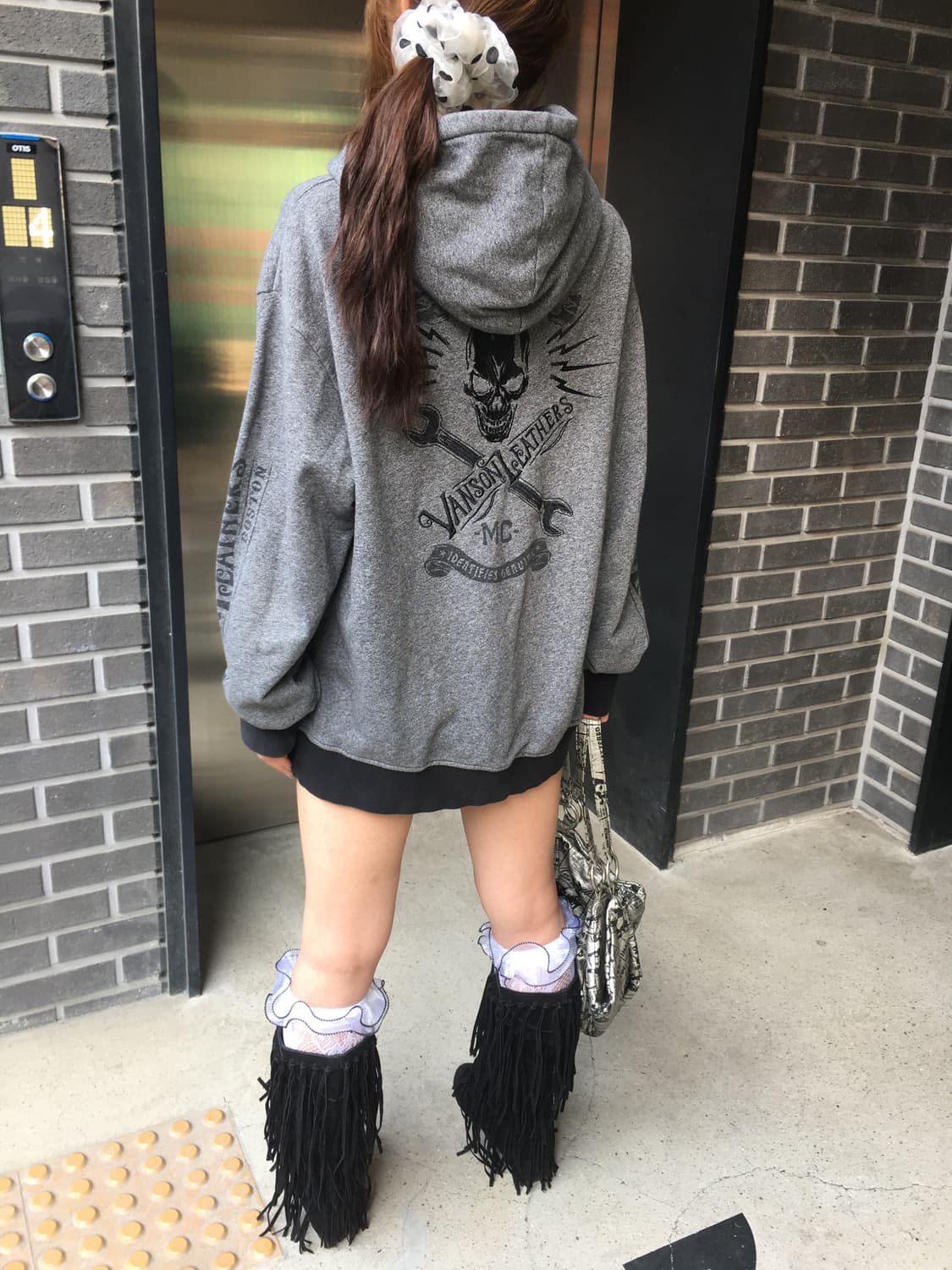 밴슨 스켈레톤 후드집업 상품이미지6