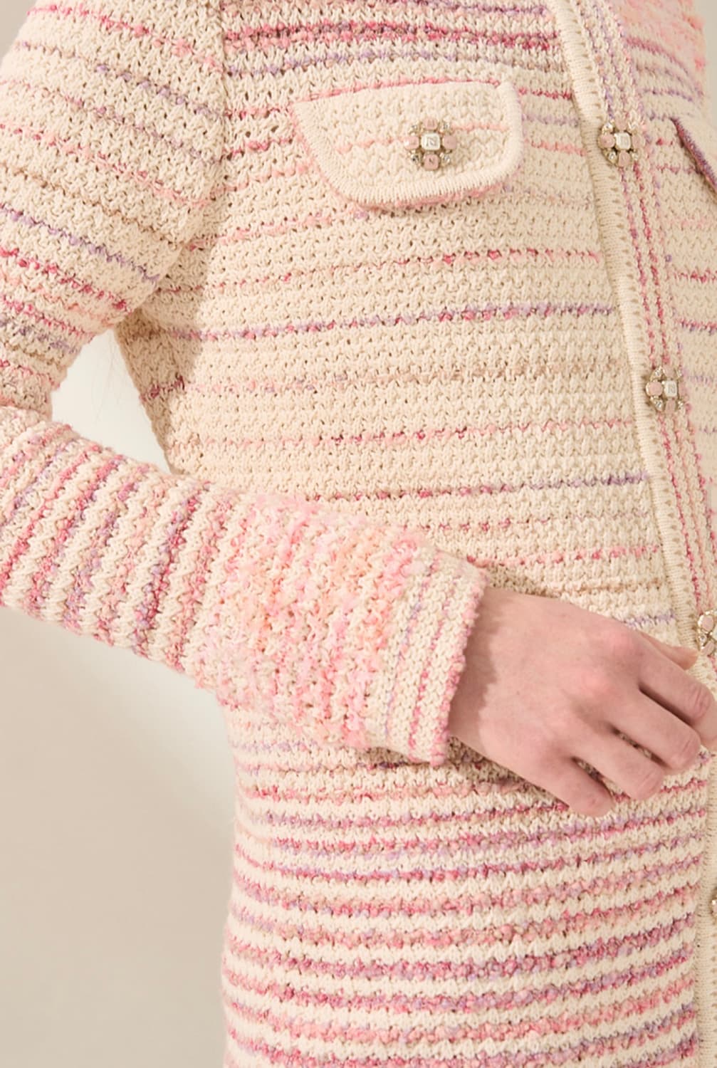 Free 사이즈 텍달린 새상품 마인 정가83만 원피스 겸 니트 가디건 상품이미지5