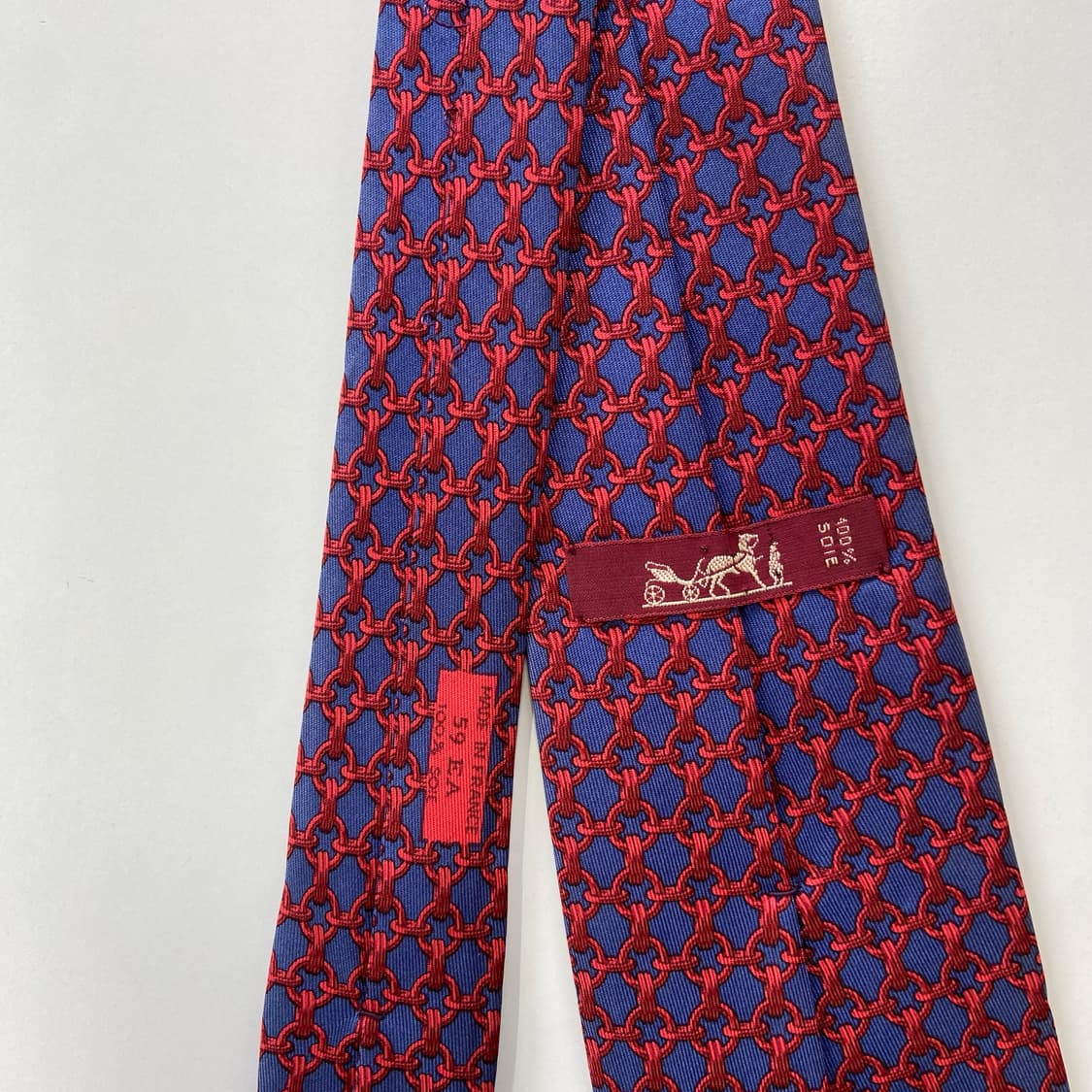 에르메스 명품 정품넥타이(HERMES)8.3cm 상품이미지7