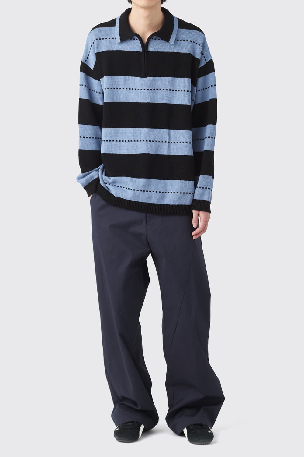 해칭룸 럭비 스트라이프 니트 상품이미지4