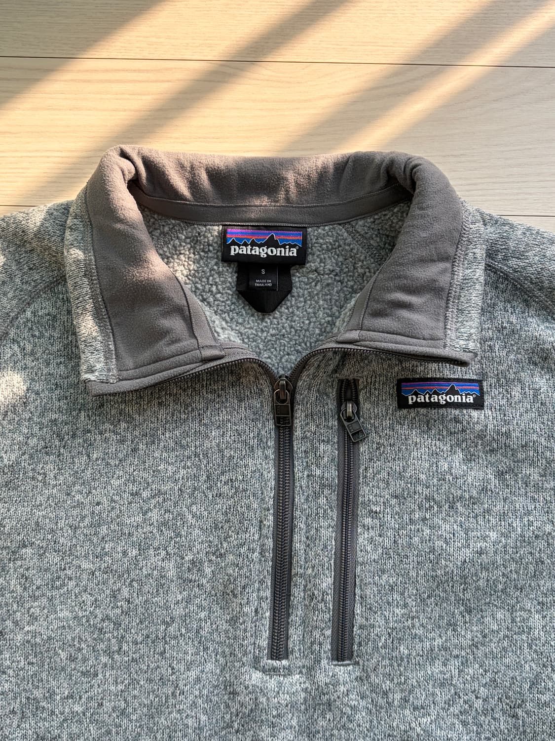 파타고니아 신칠라 감성 니트 플리스 하프집업 S (97-100) 상품이미지1