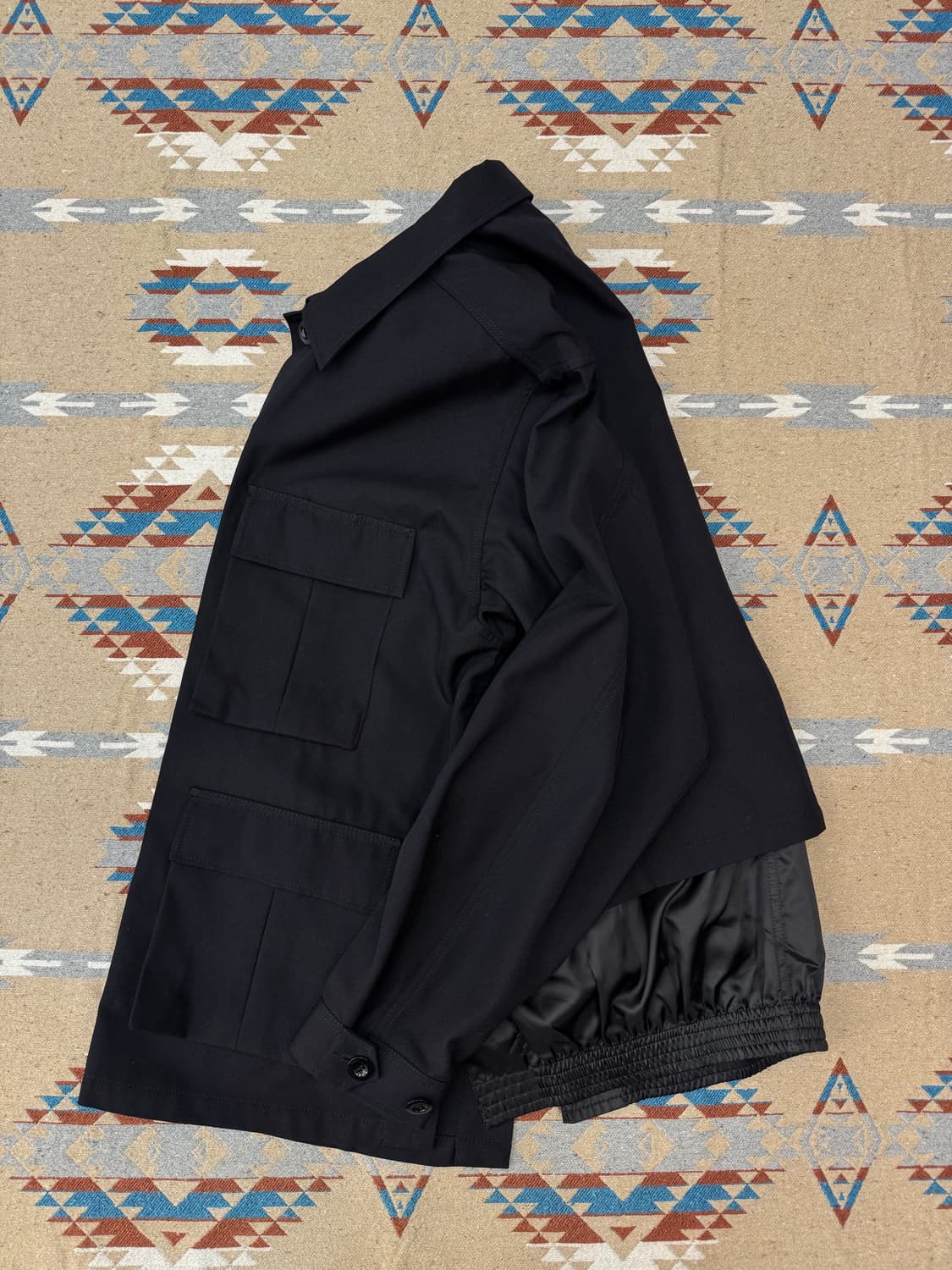 [44][M] 토가 비릴리스 샴브레이 트윌 블루종 자켓 상품이미지7