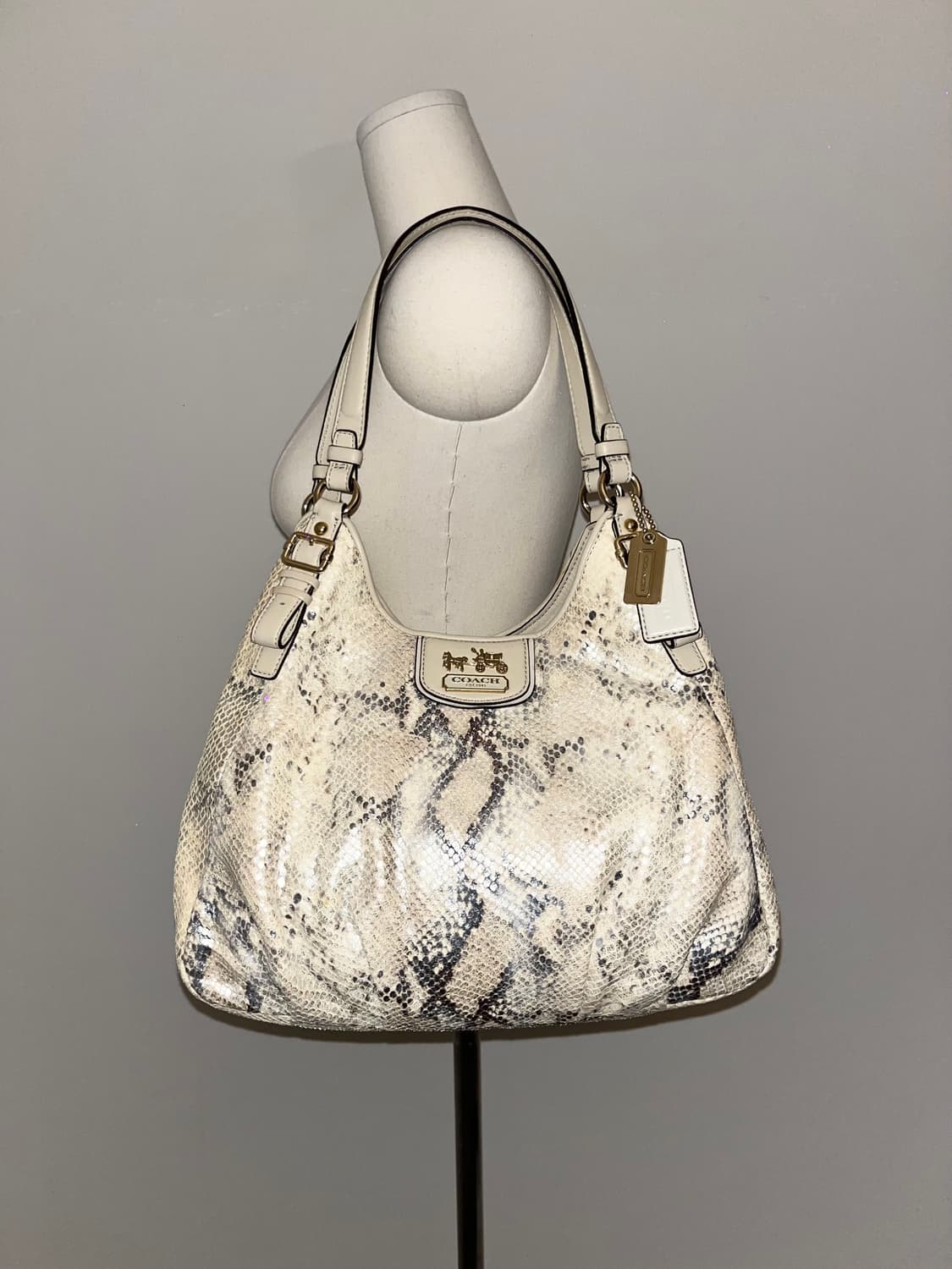 Coach Snake skin Shoulder bag 상품이미지1