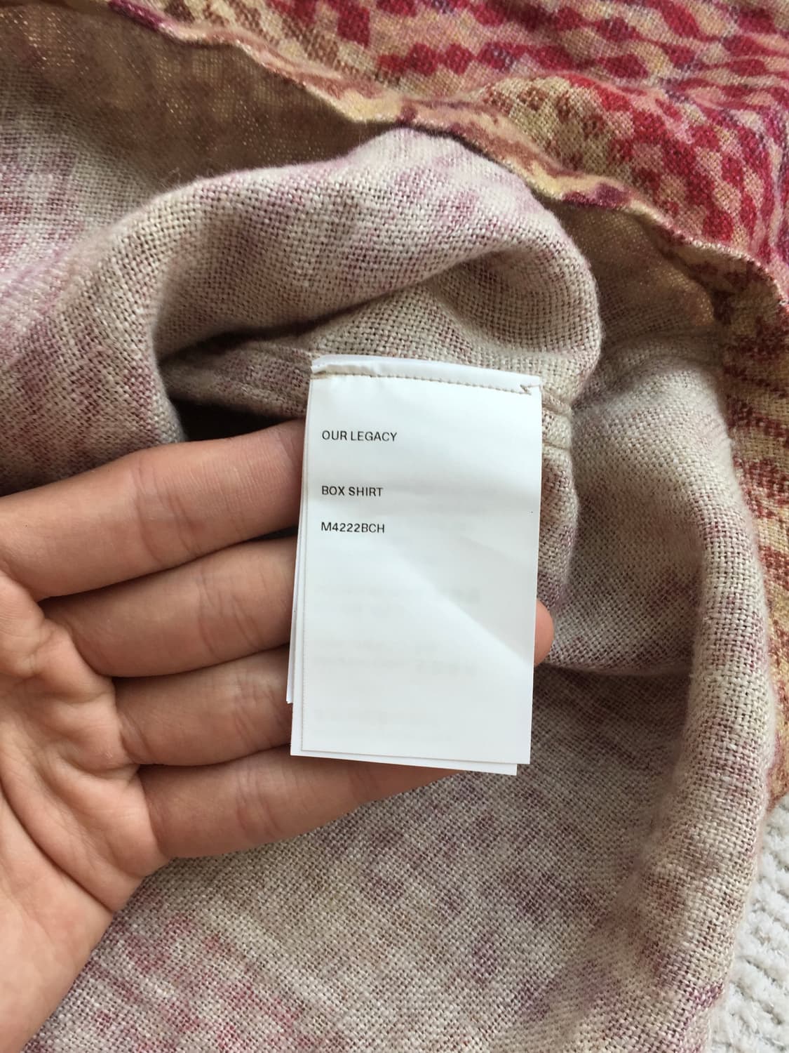 아워레가시 재즈 프린트 셔츠 상품이미지5