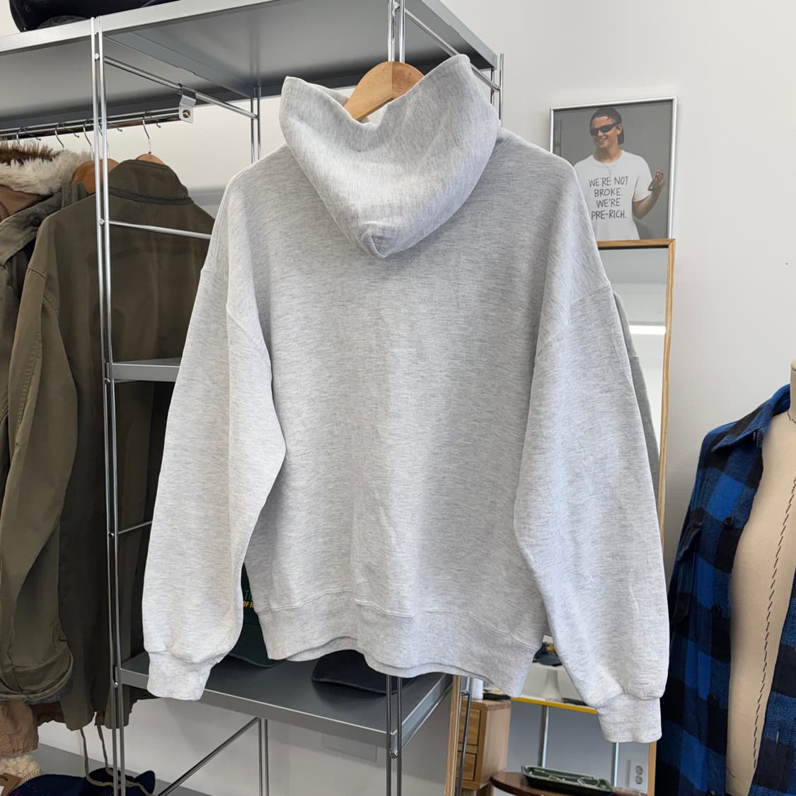 90s 러셀 빈티지 스웻 후드티 made in USA (L)    상품이미지4