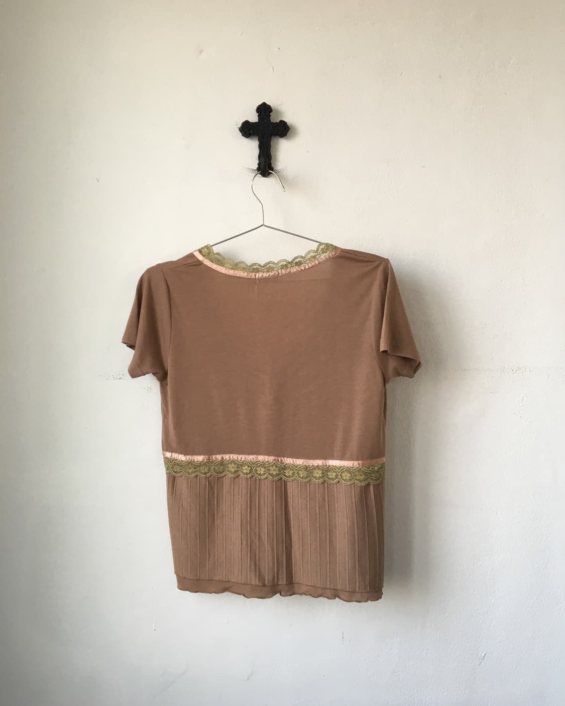 Lace trimming cardigan 상품이미지3