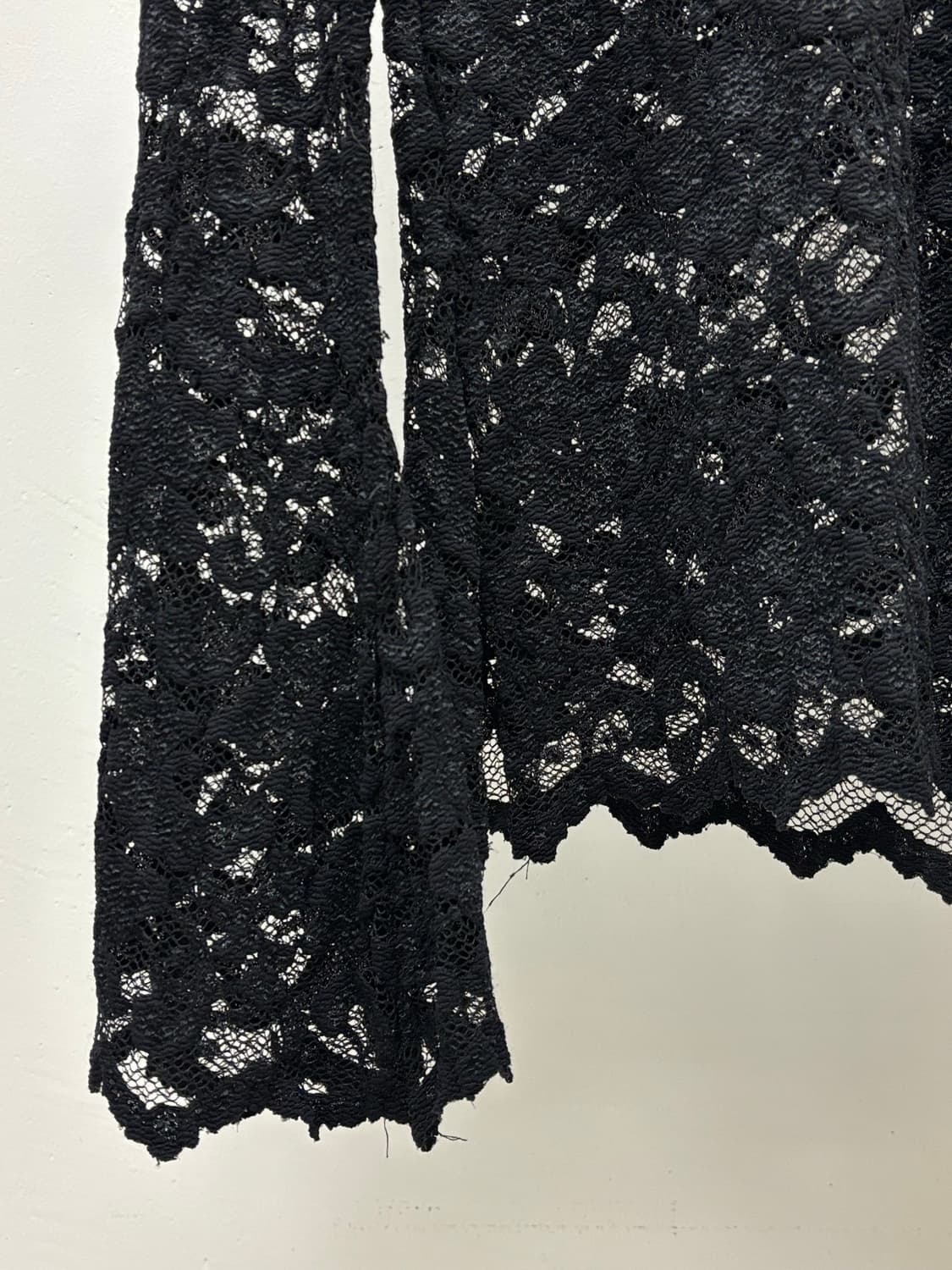 빈티지 블랙 고딕 레이스 블라우스 상품이미지6