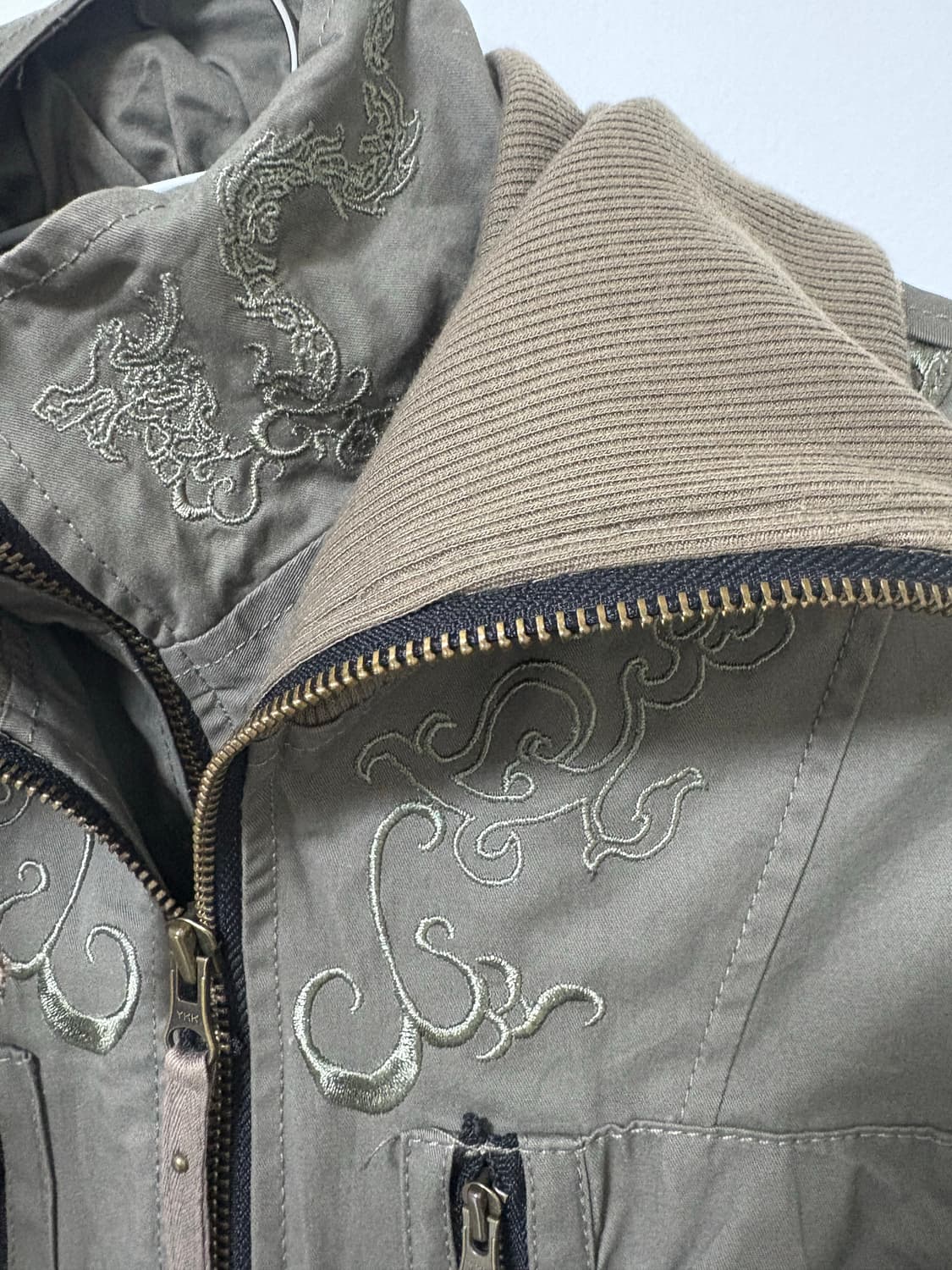 빈티지 ozz croce 오즈온 드래곤자수 야상 재킷 원피스 상품이미지3