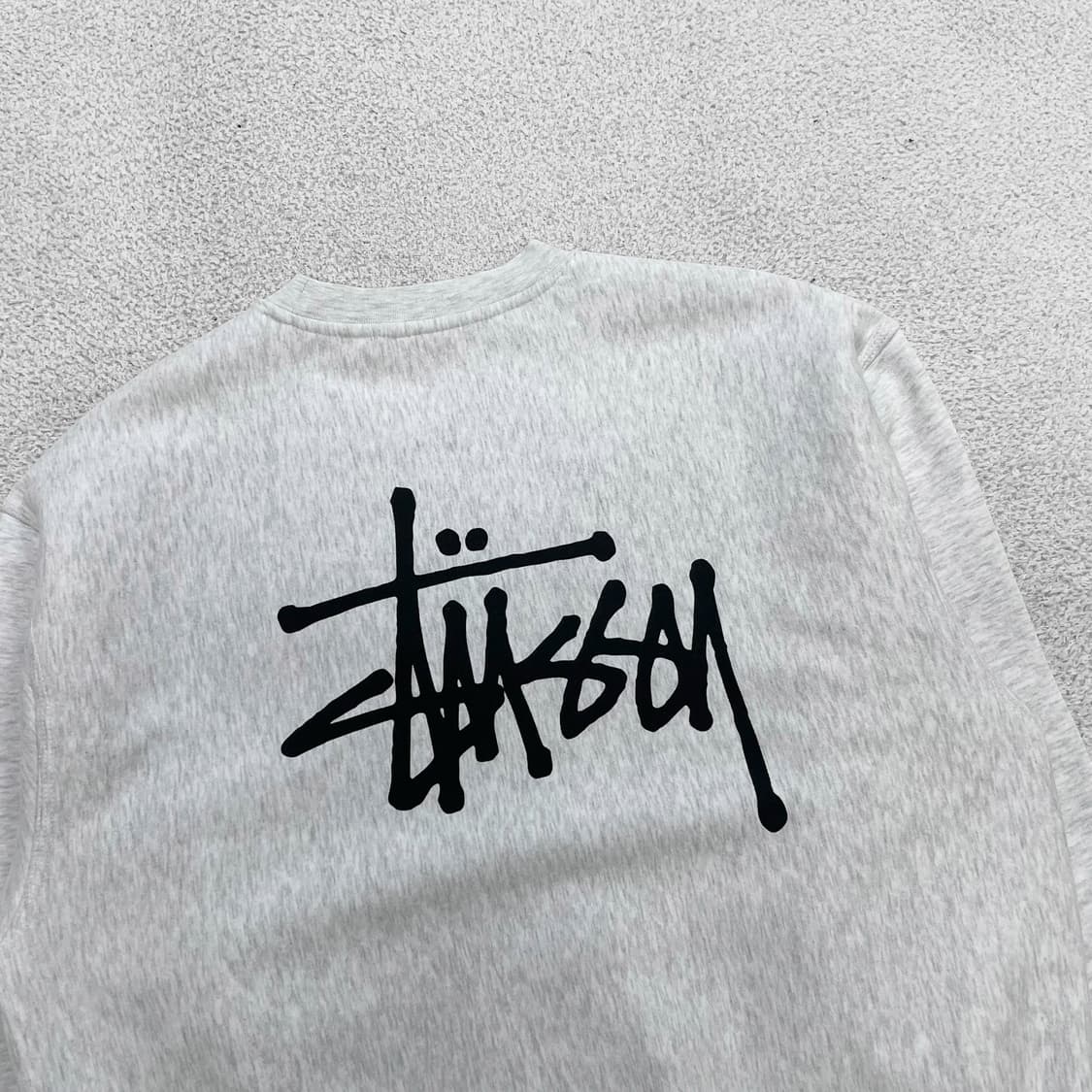 스투시 Stussy 베이직 로고 크루넥 맨투맨 에쉬헤더 상품이미지3
