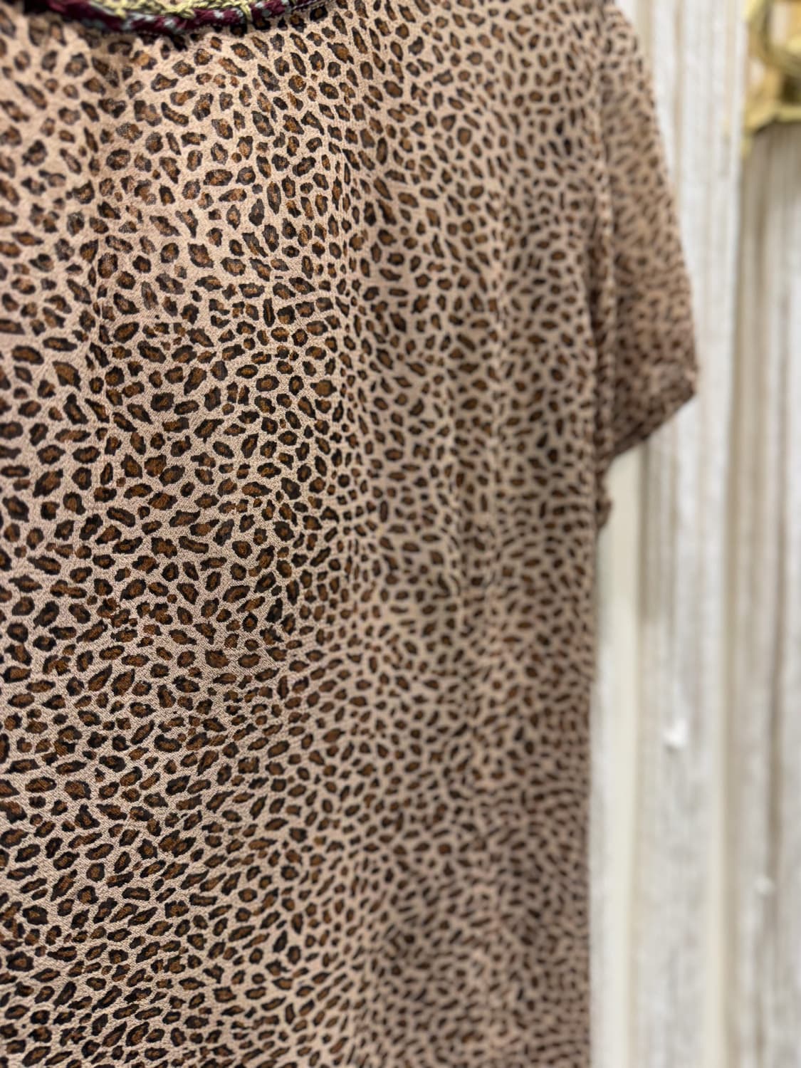 Leopard See-Through Top 0071 상품이미지4