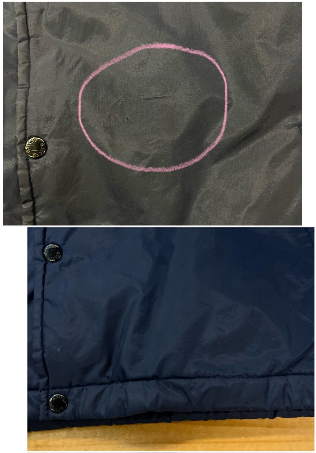 아식스 후드 코치 자켓 네이비 105 #csz2881 상품이미지5