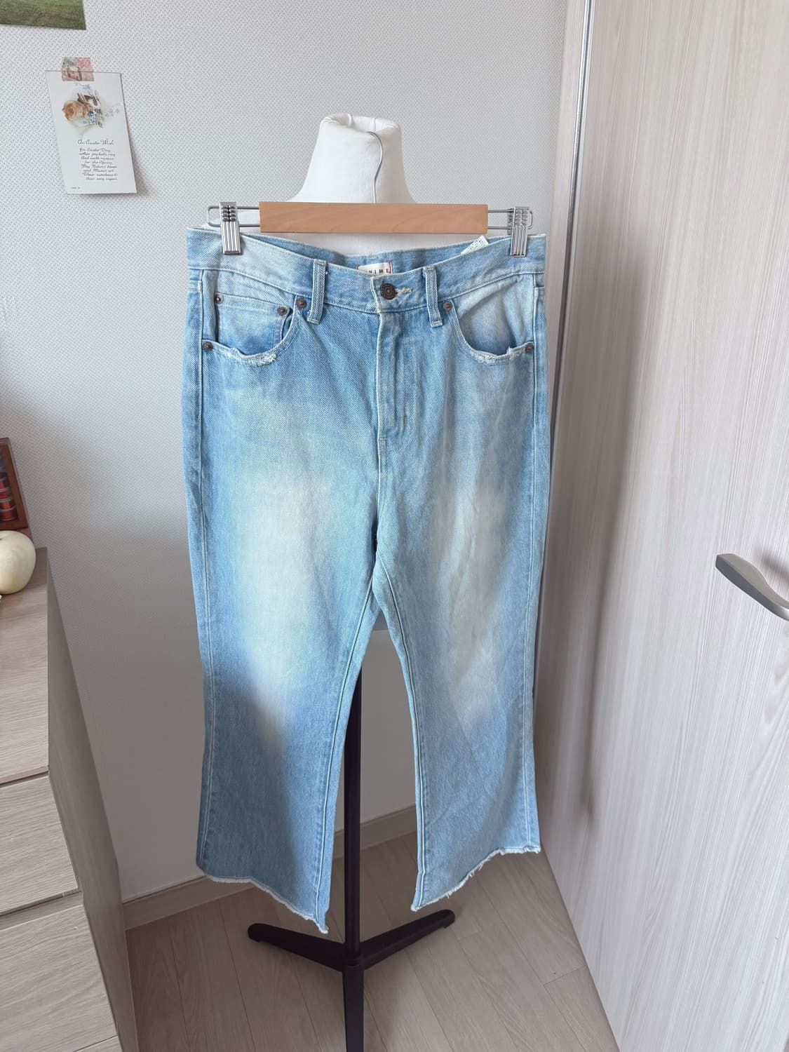 일본빈티지 중청 청바지 새상품 상품이미지1