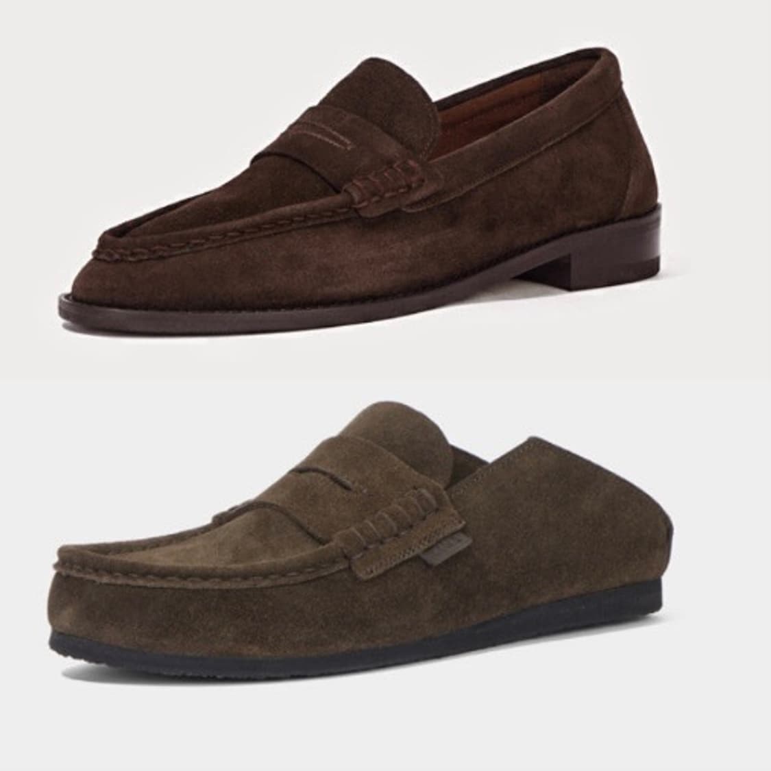 (구매)(270) 타임옴므 로퍼 브라운 상품이미지1