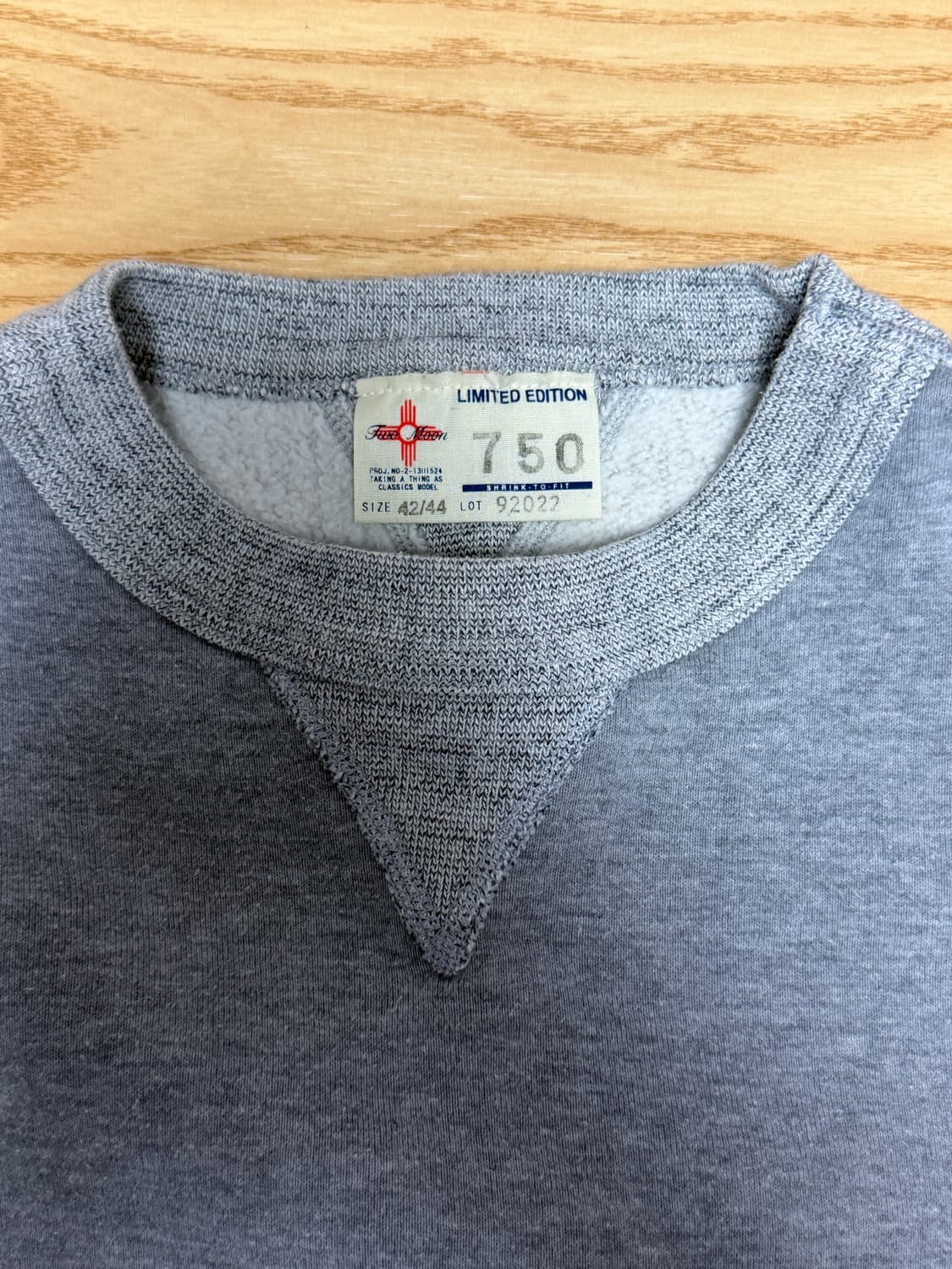 투문 스웻셔츠 헤더그레이 42/44 상품이미지2