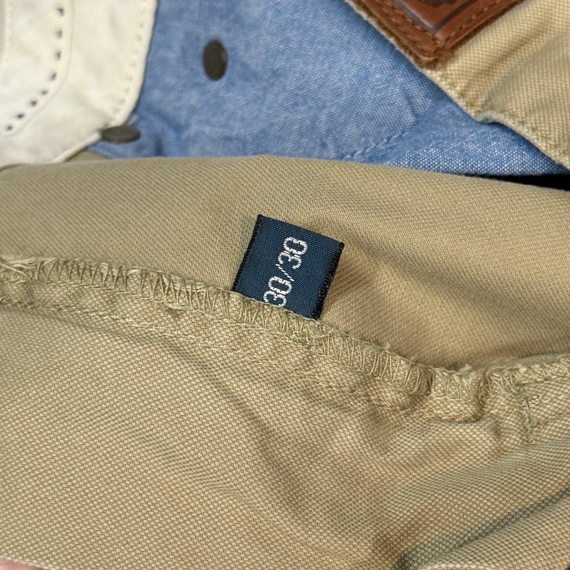 31inch) 폴로 랄프로렌 레더패치 코튼 팬츠 상품이미지8