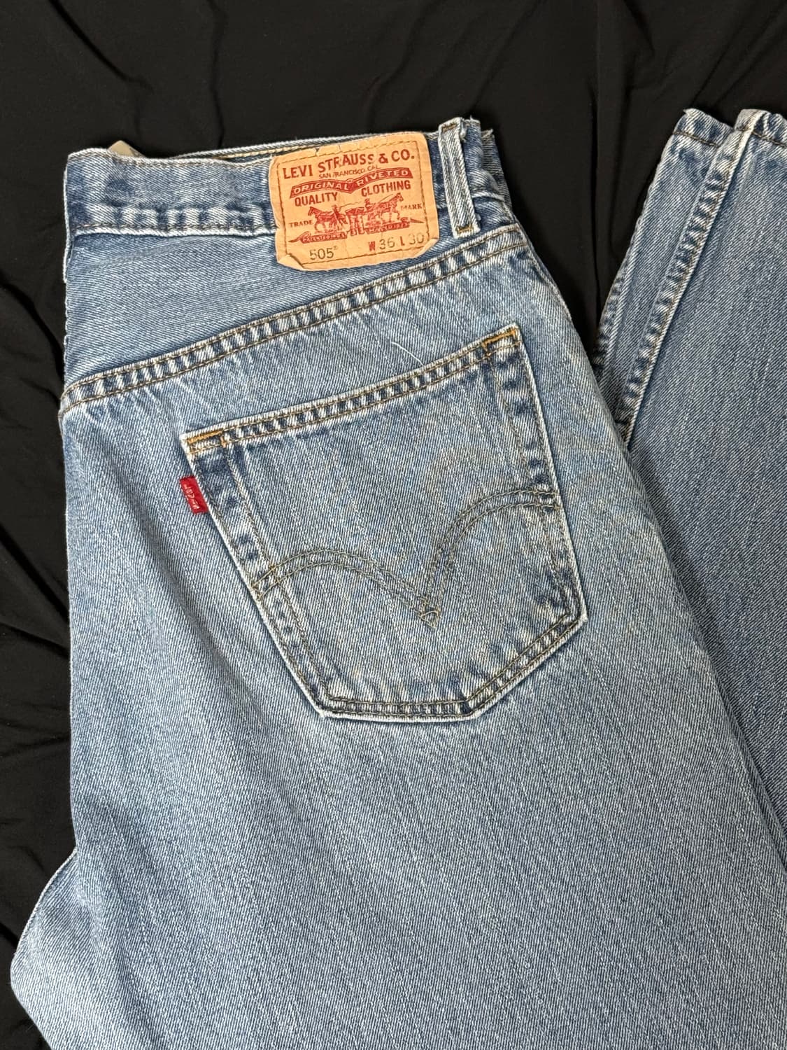 리바이스 505 레귤러핏 데님팬츠 상품이미지2