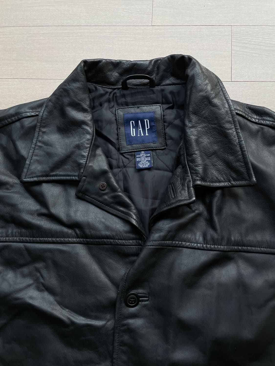 90s 올드갭 레더 카코트 gap carcoat 상품이미지5