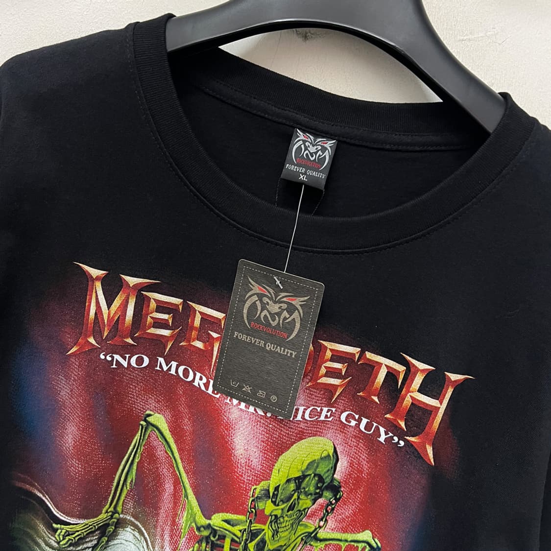 Rock Volution 락볼루션 데드스탁 메가데스 락밴드 반팔티 XL 상품이미지3