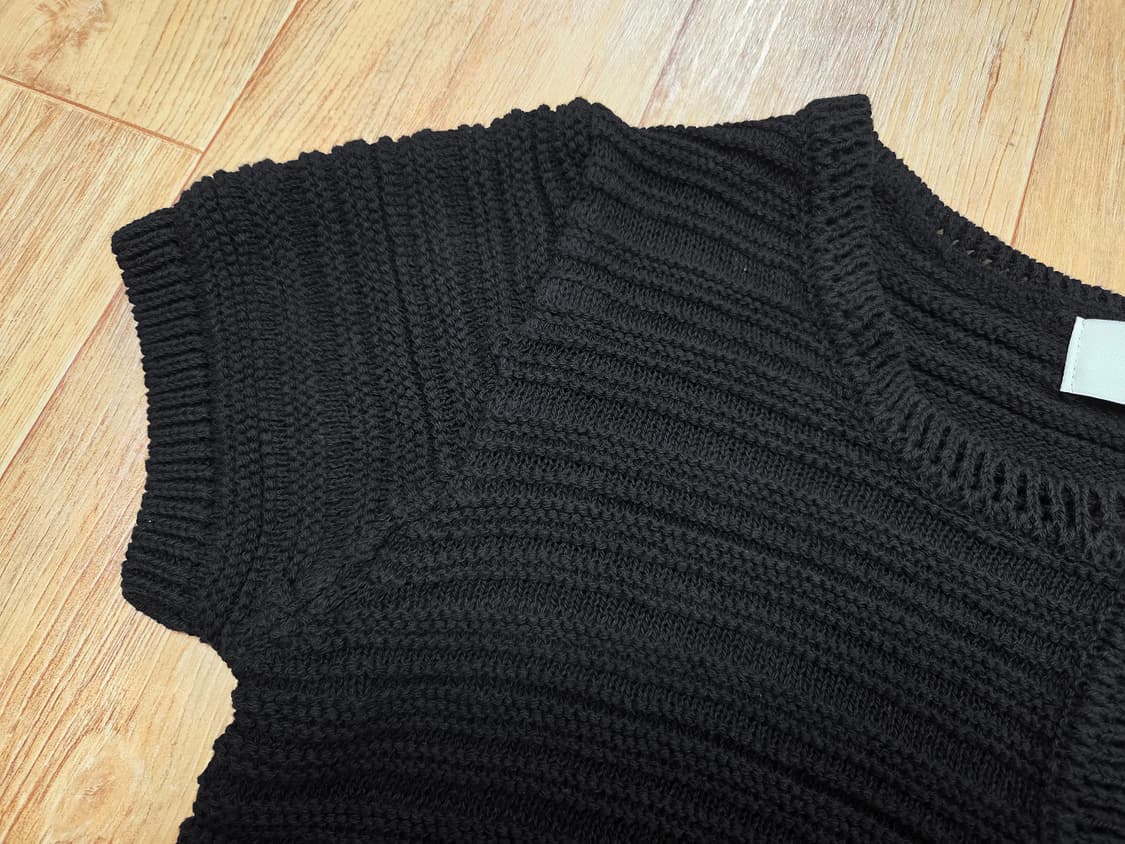 데일리주드(DAILYJUD) 블랙 가디건&니트탑 55-66 새상품 상품이미지4