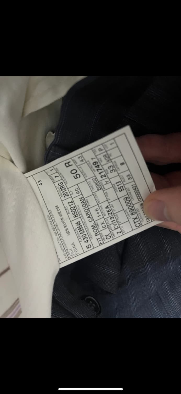 에르메네질도 제냐 정장 셋업 50R 상품이미지3