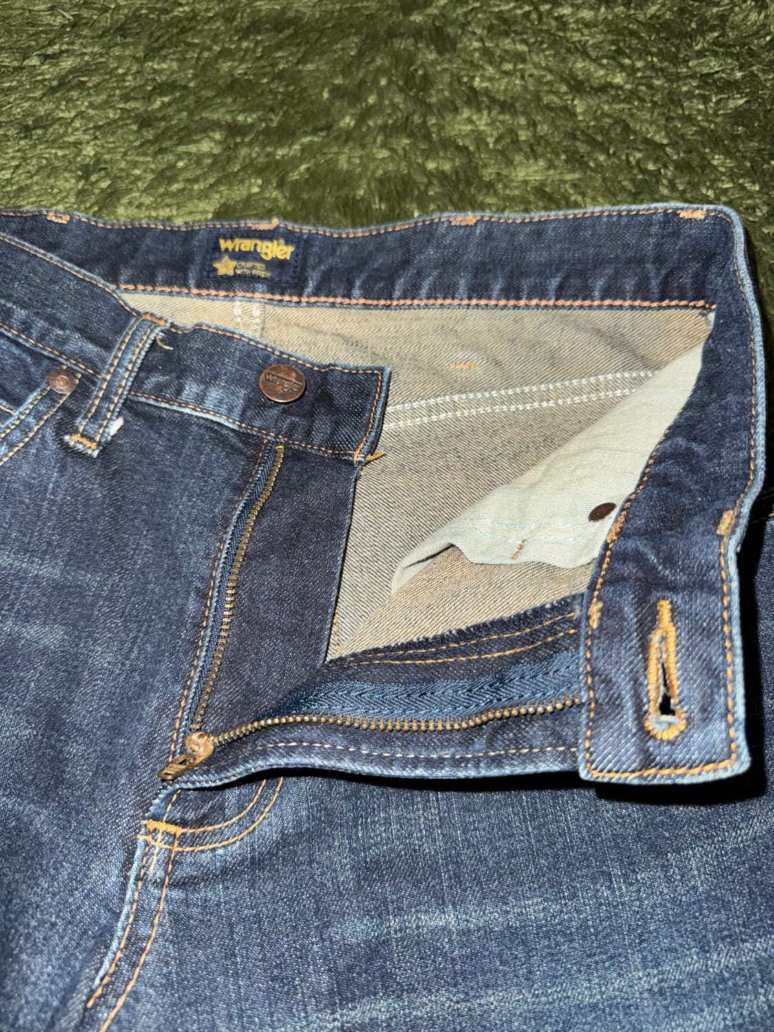 [28] Wrangler 랭글러 재팬 빈티지 워싱 데님 팬츠 인디고 상품이미지3