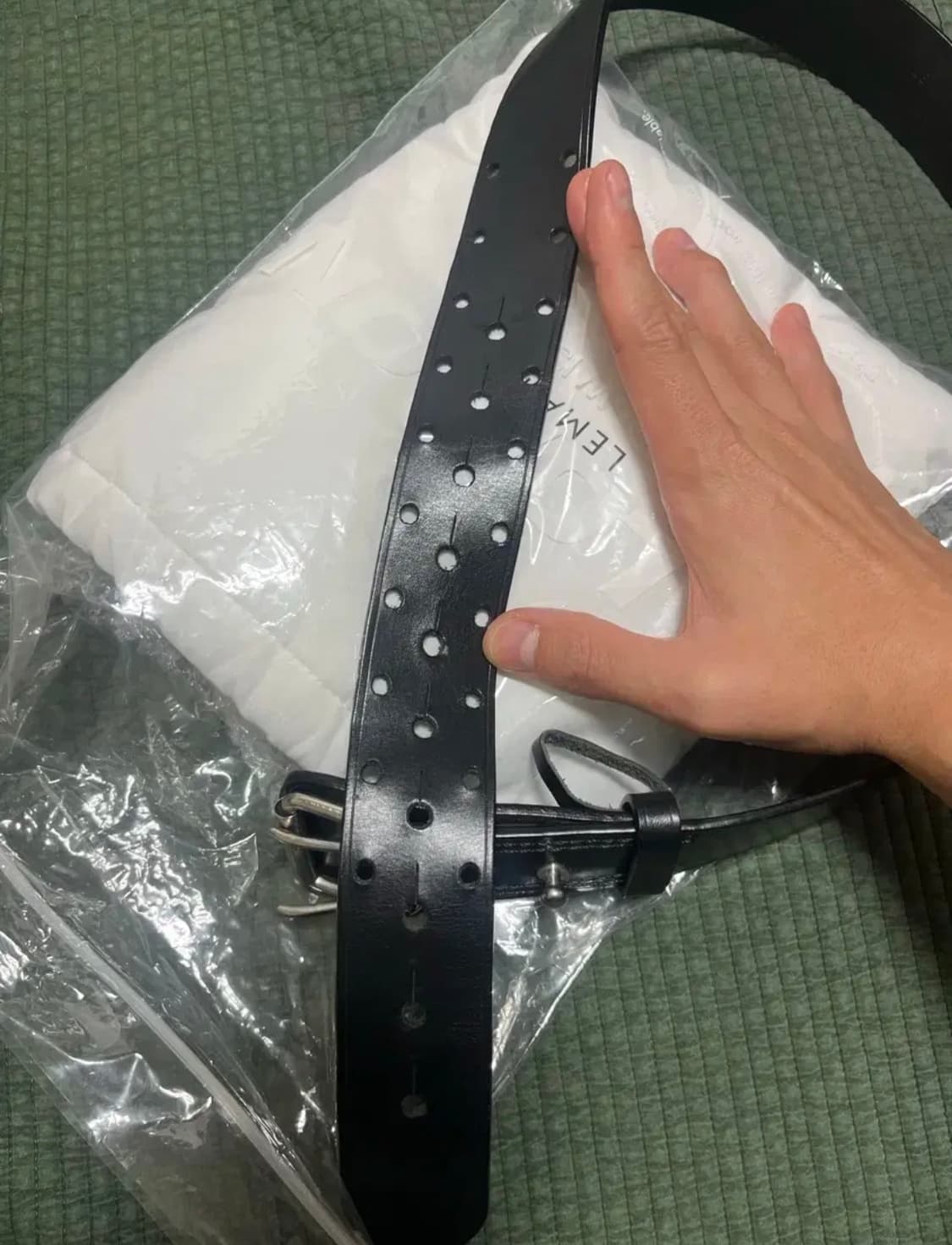 르메르 22ss 라지 더블 텅 벨트 (80사이즈) 상품이미지4