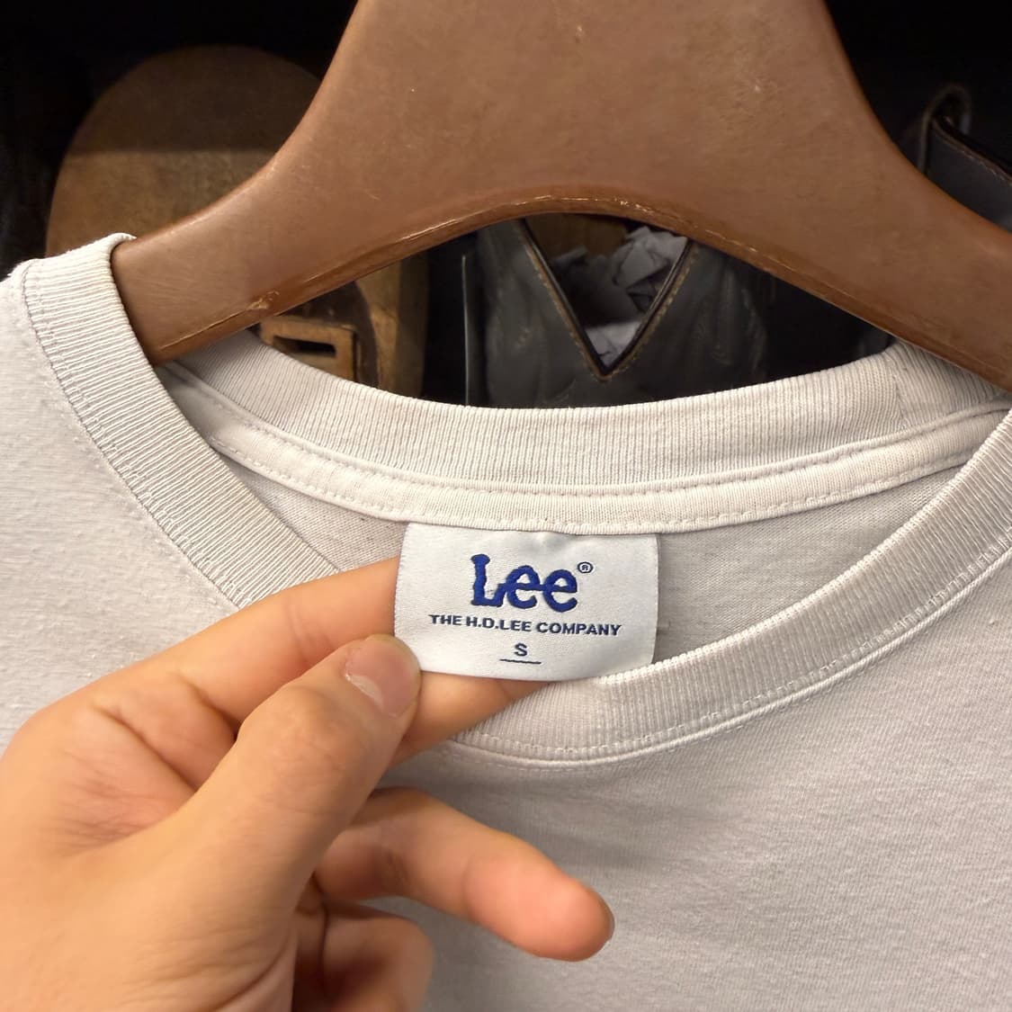 LEE 리 빈티지 후면 스펠아웃 프린팅 반팔 티셔츠 N1807 상품이미지7