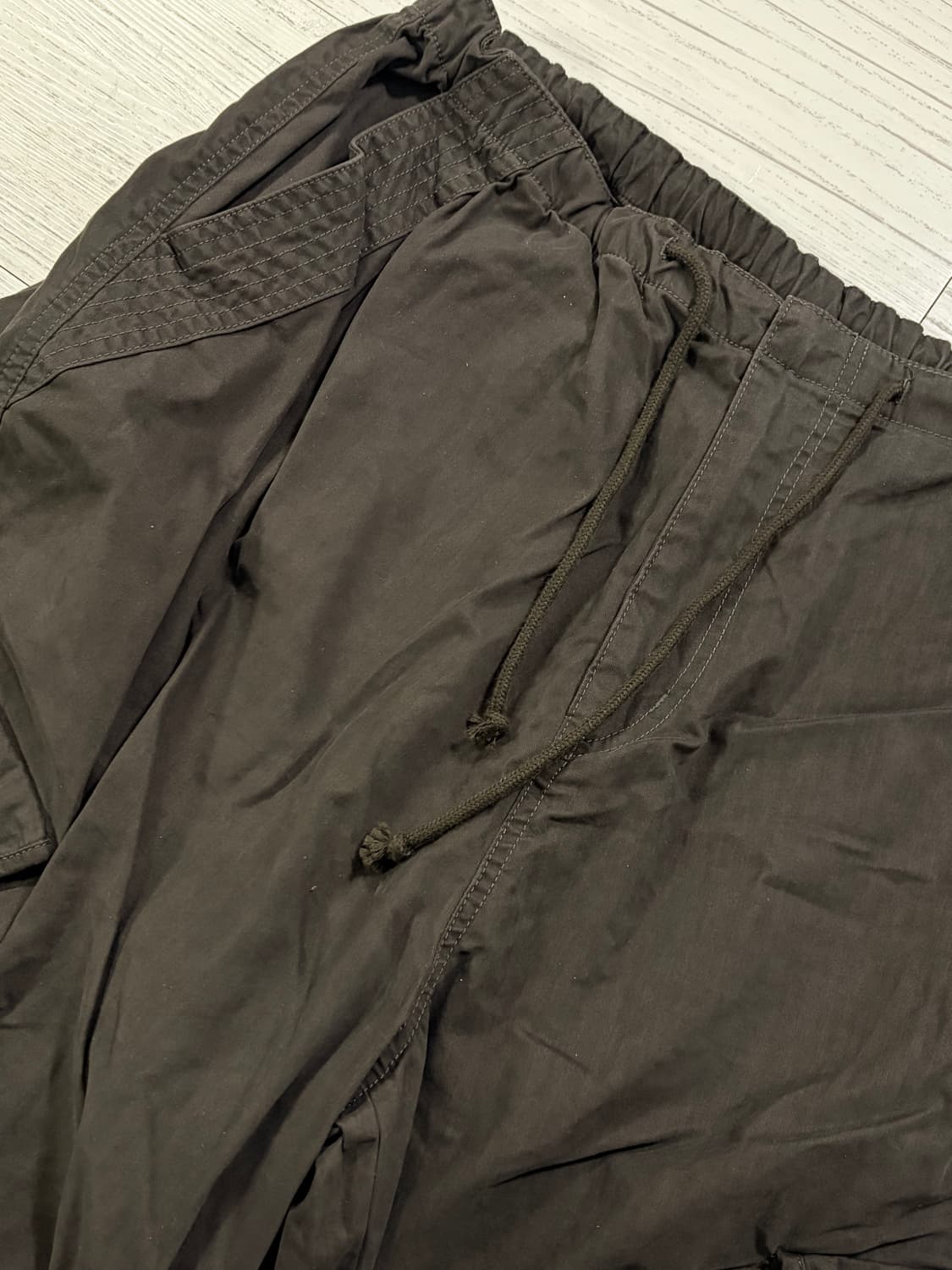 워시드 플라이트 카고 팬츠 CHARCOAL 상품이미지3