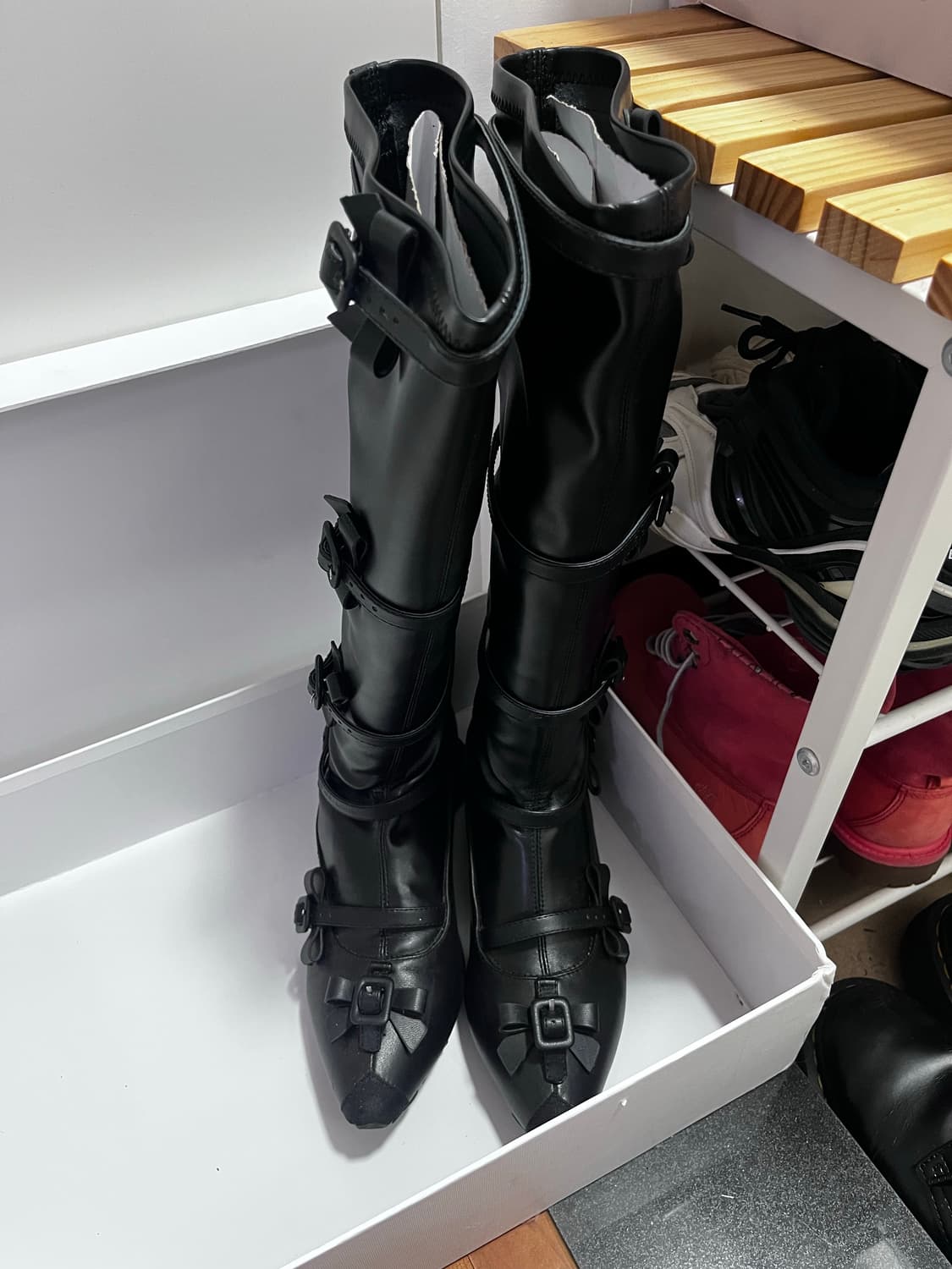 키코코스타디노브 리본 부츠 38 상품이미지3