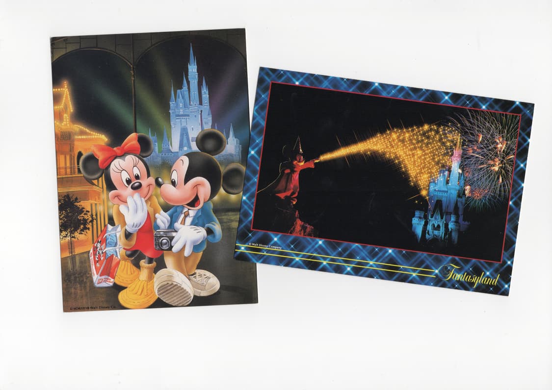 90년대 도쿄디즈니랜드  포스트카드 전 21종 - 2  상품이미지5