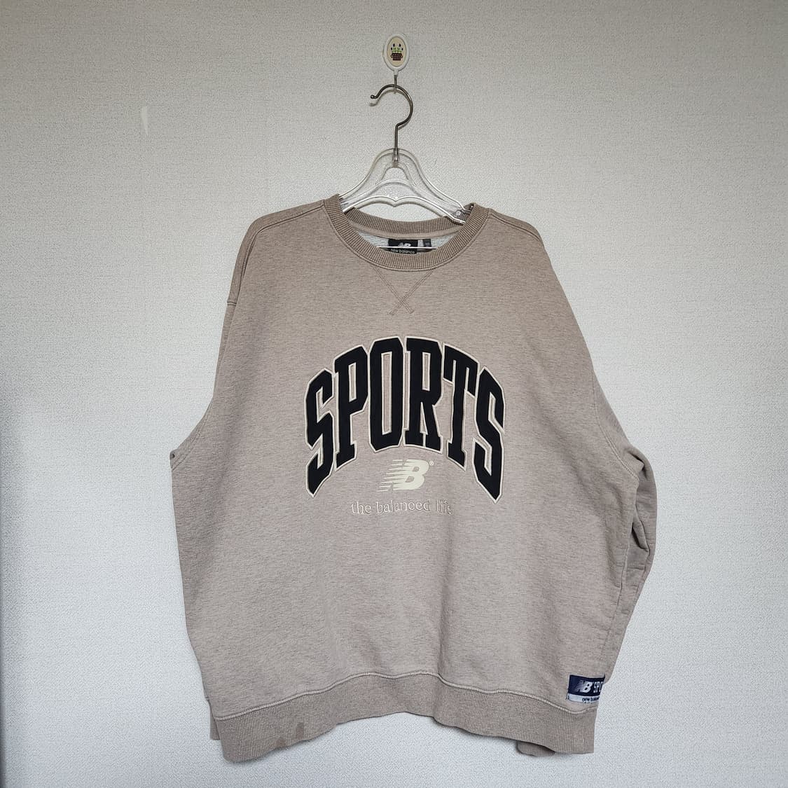 뉴발란스 기모 맨투맨 105 상품이미지1