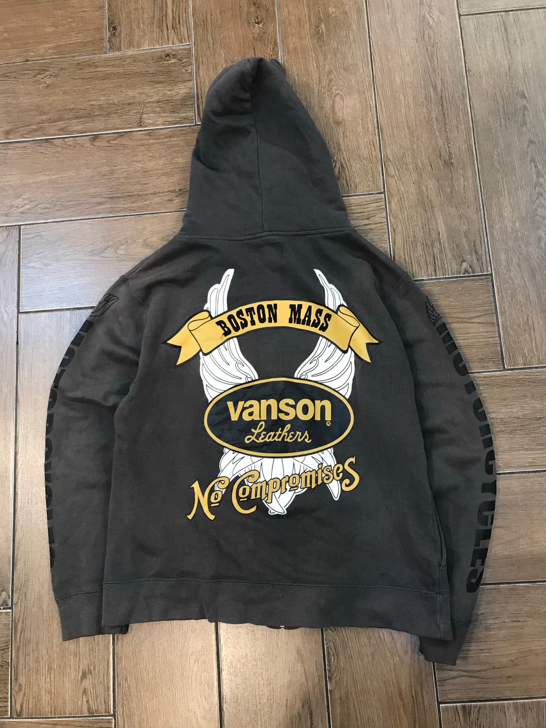 Vanson Brown Full Zip-Up 상품이미지7