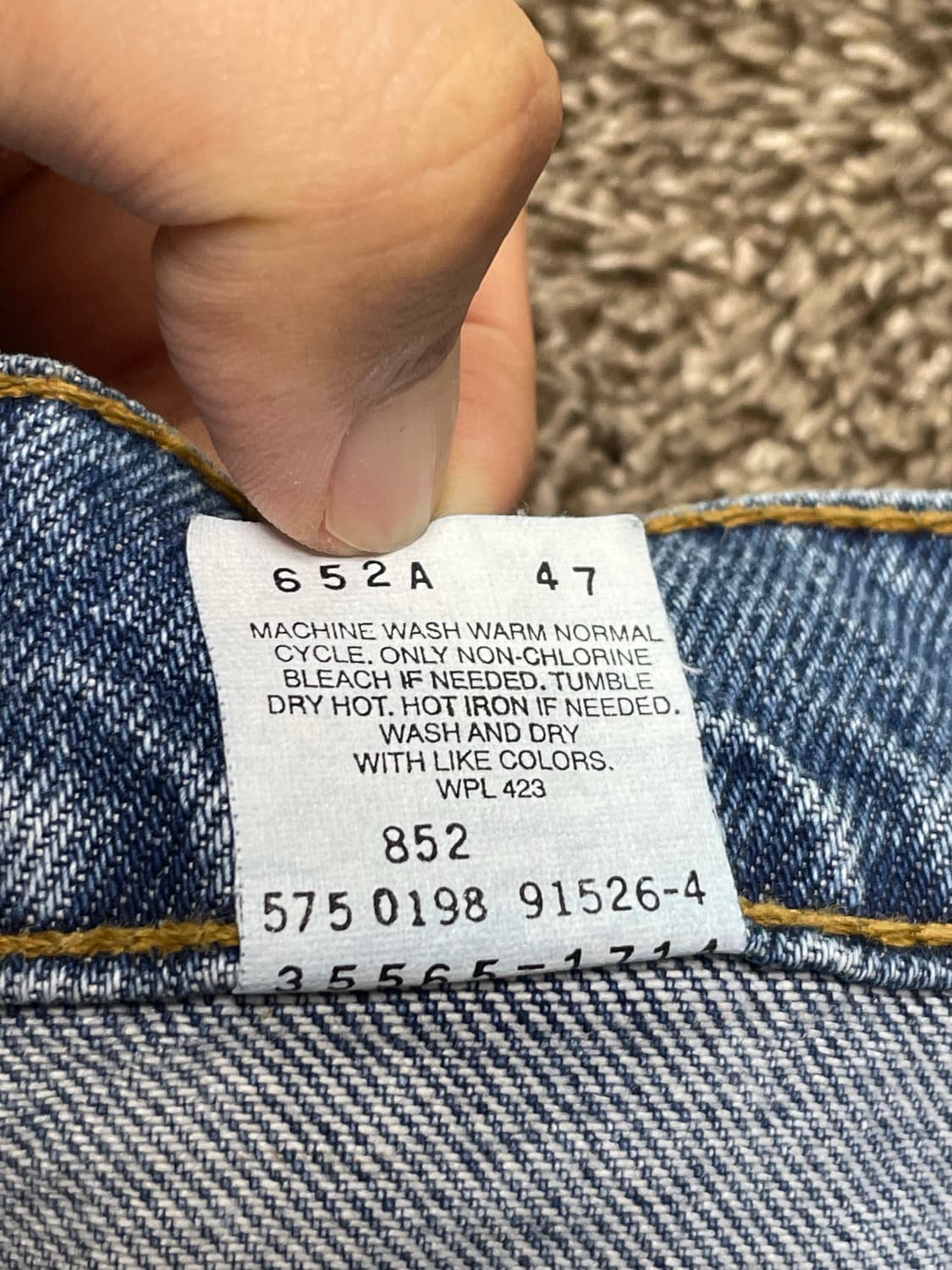 90s vintage USA levis 565 shorts jorts 상품이미지4