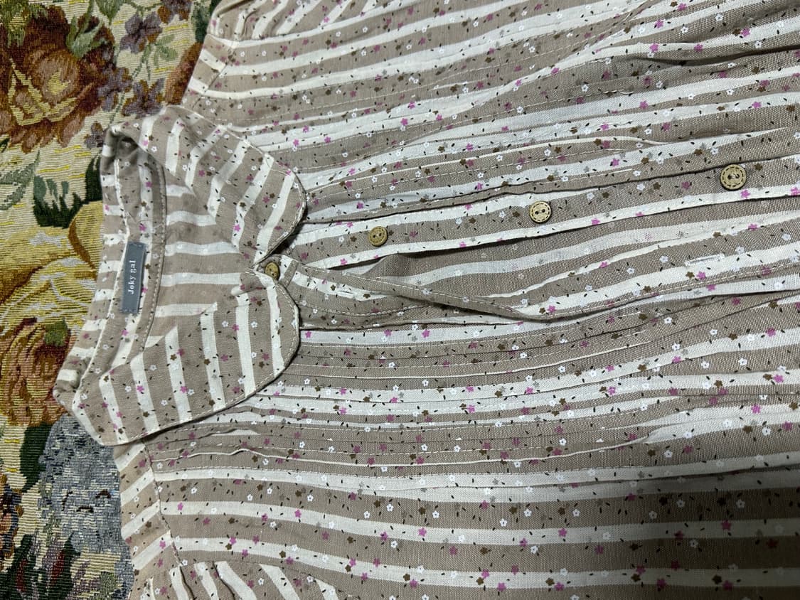 빈티지 잔꽃 스트라이프 캉캉 원피스 상품이미지4