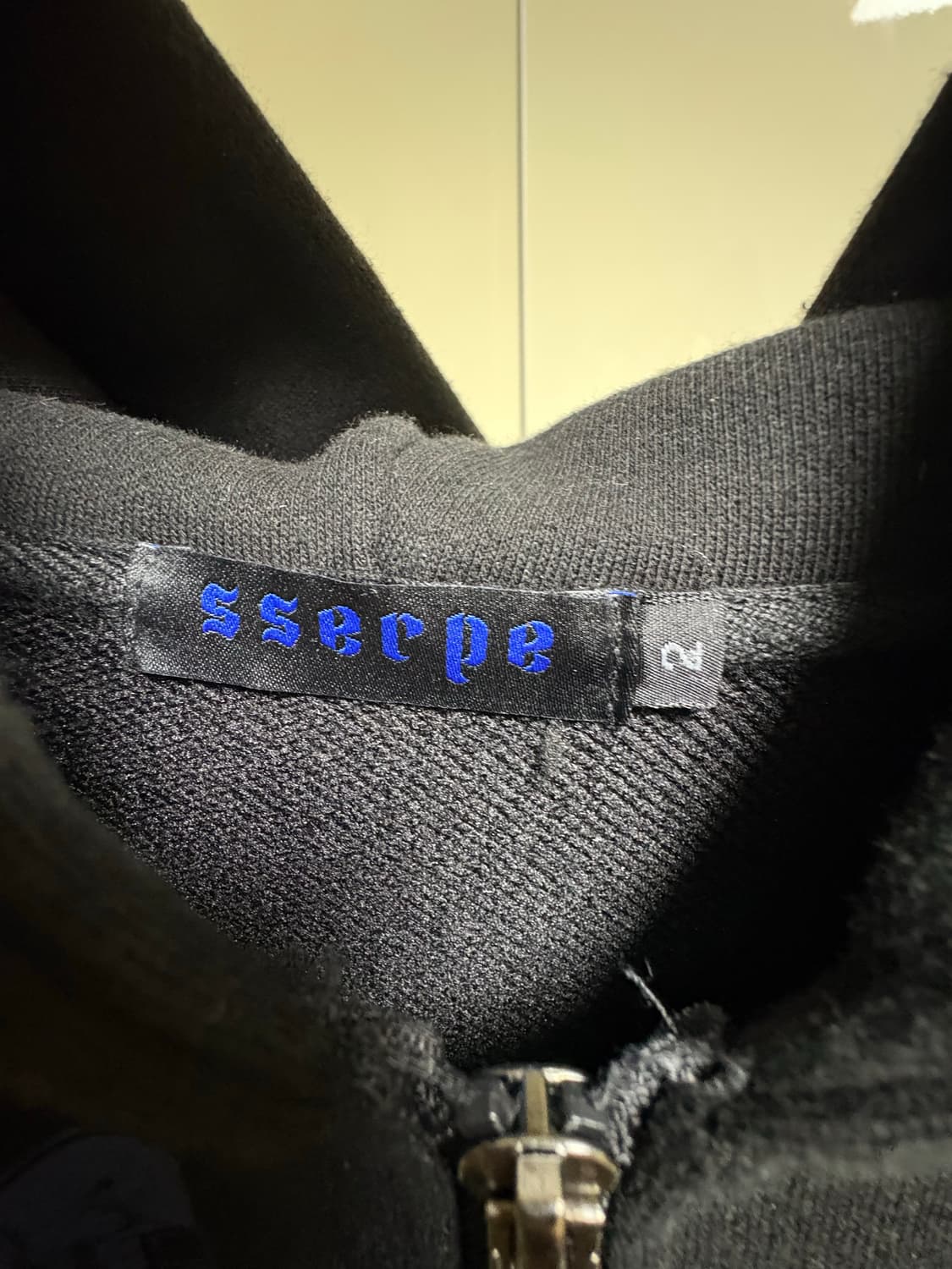 쎄르페 22 블랙 후드 집업 2사이즈 상품이미지5