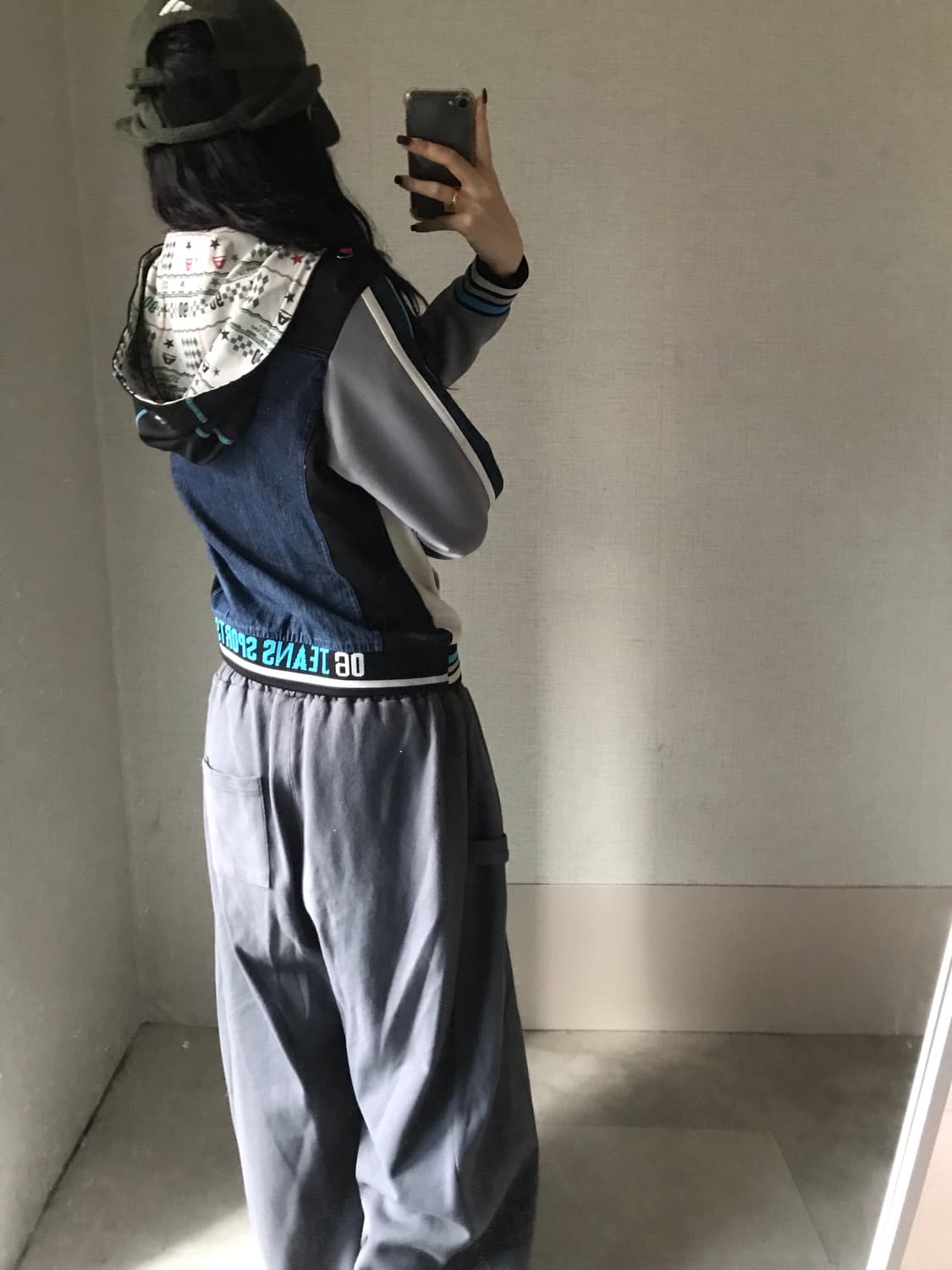 EXR 레이싱 믹스 후드집업 상품이미지3