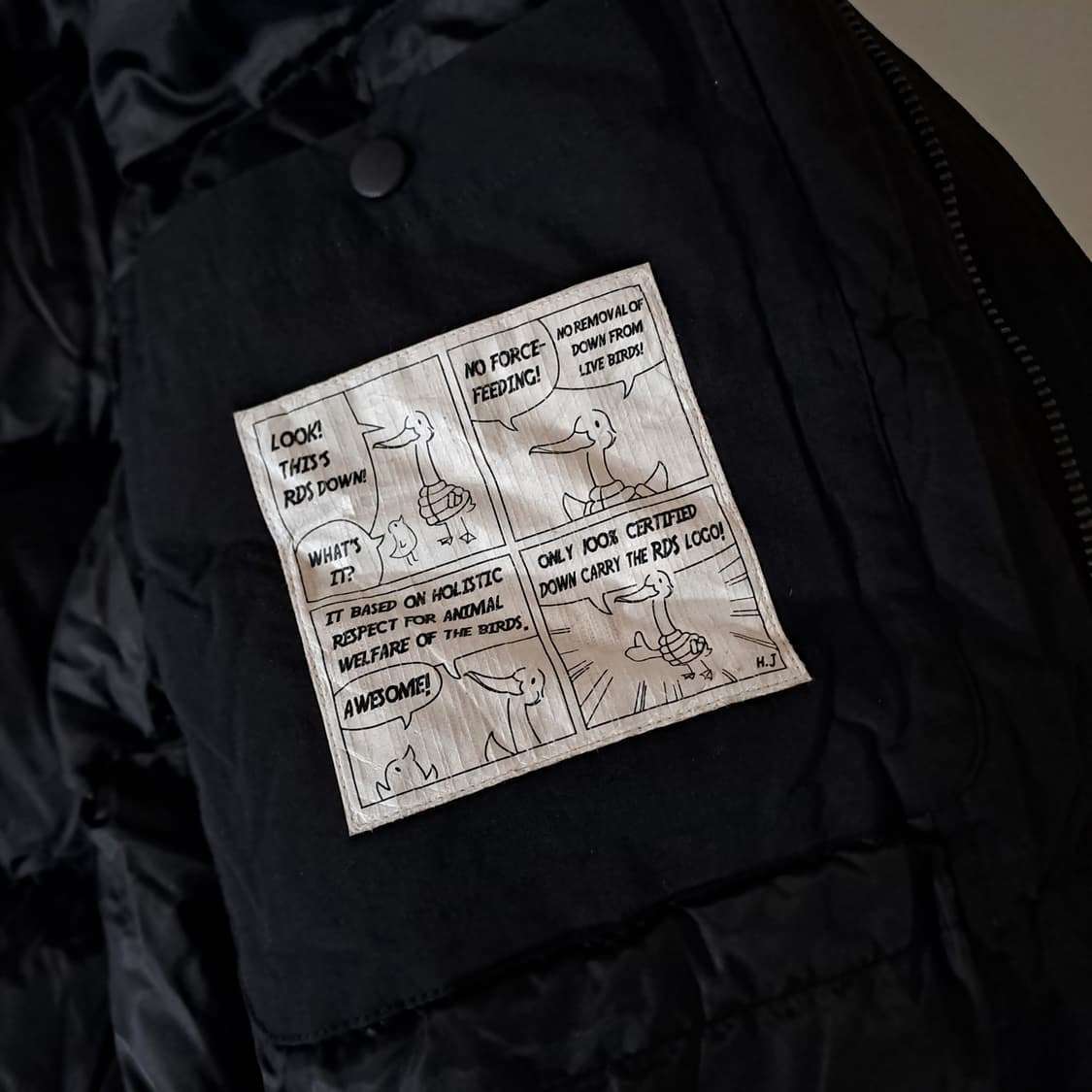 (택포) 22FW 커스텀멜로우 새드스마일 필드 다운 L B184 상품이미지7