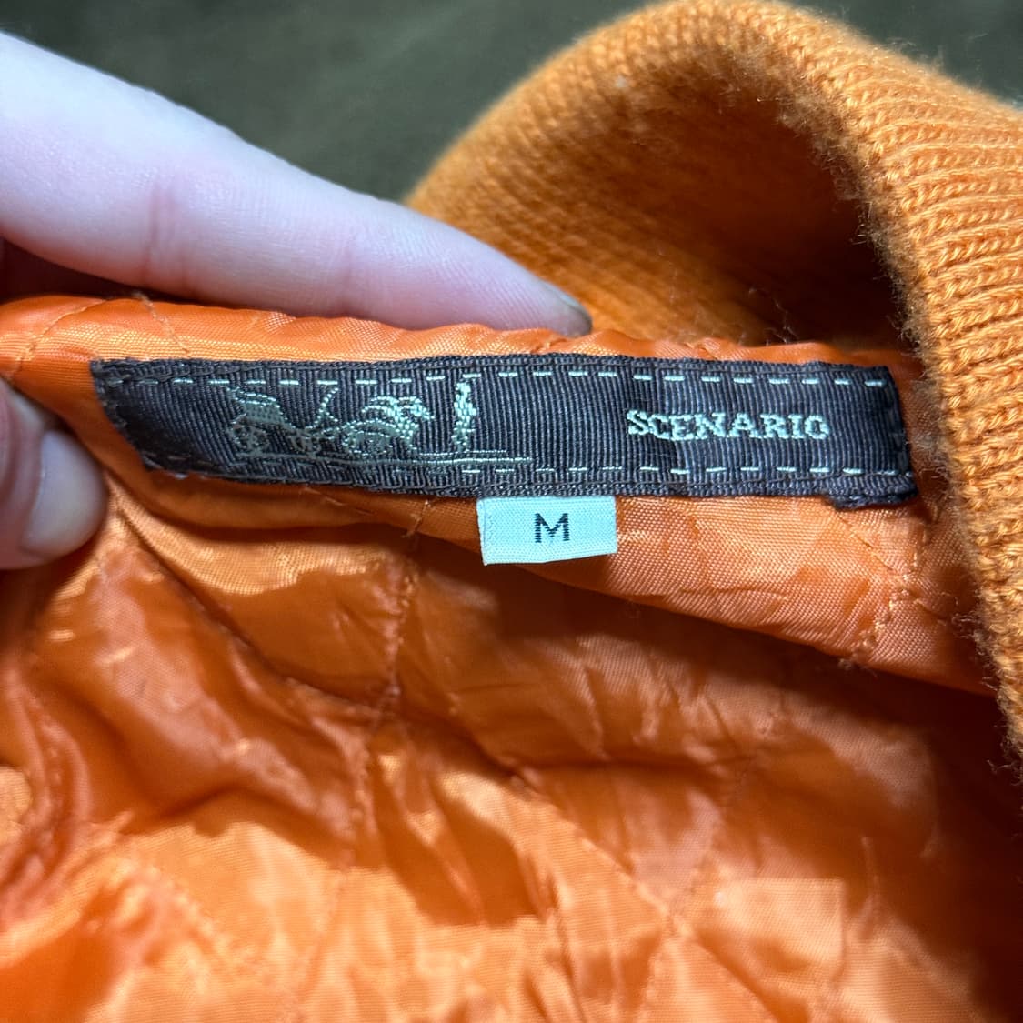 VTG 빈티지 올드스쿨 빅 패치 레더암 바시티 자켓 상품이미지8