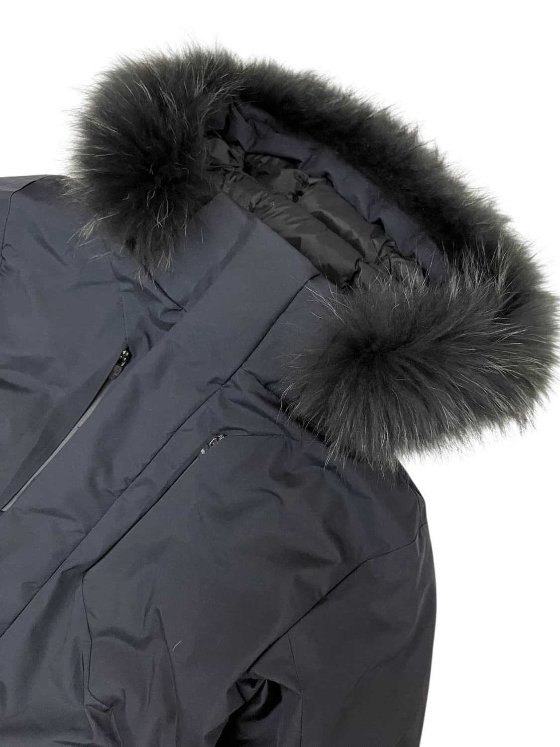 웨스트우드 라쿤 퍼 후드 롱 패딩 95 상품이미지2