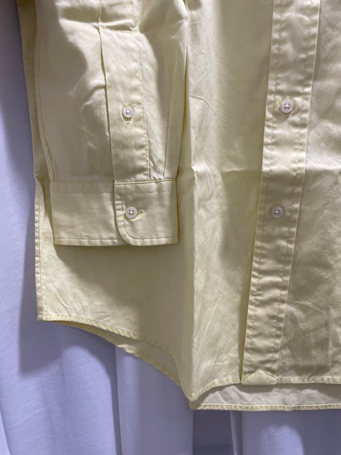 폴로 랄프로렌/ 클래식 핏 버튼다운 셔츠 옐로우/ M 상품이미지5