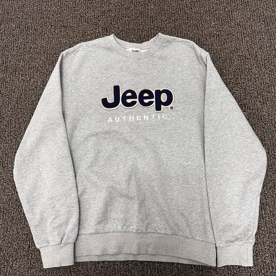 Jeep 지프 맨투맨 그레이 100(L) 상품이미지1