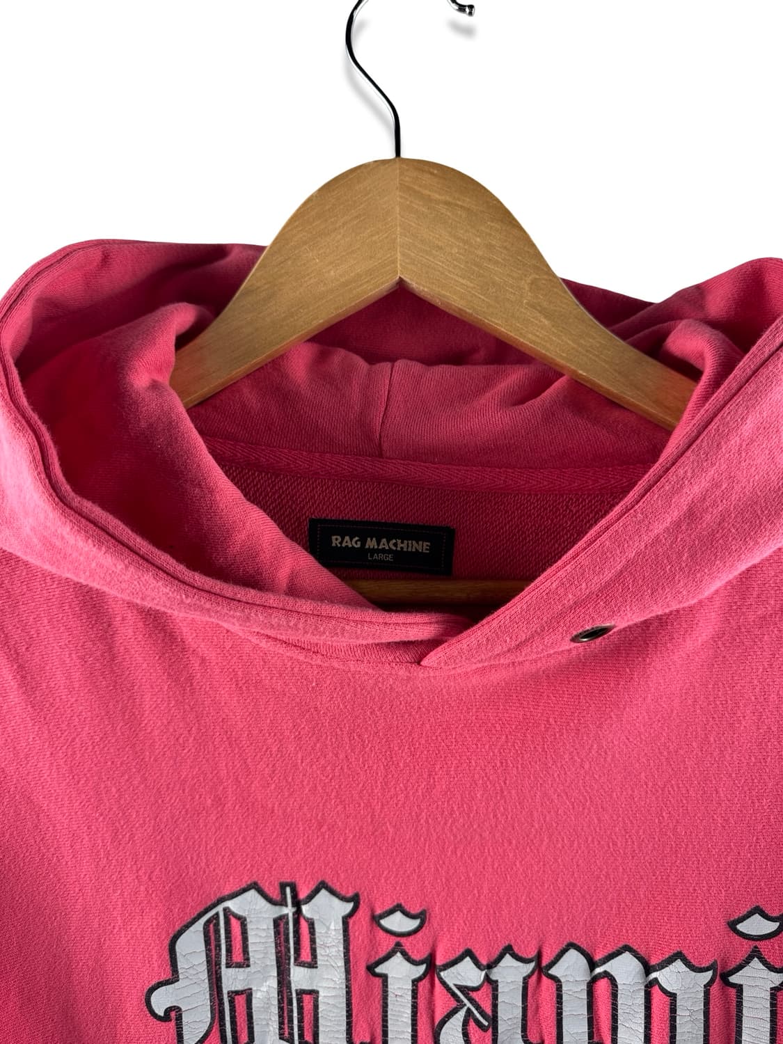 JPN 래그머신 레터링 핑크 후드티2180 상품이미지4