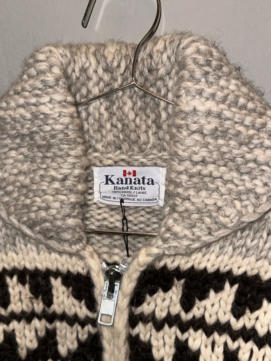 KANATA wool cowichan cardigan 상품이미지2