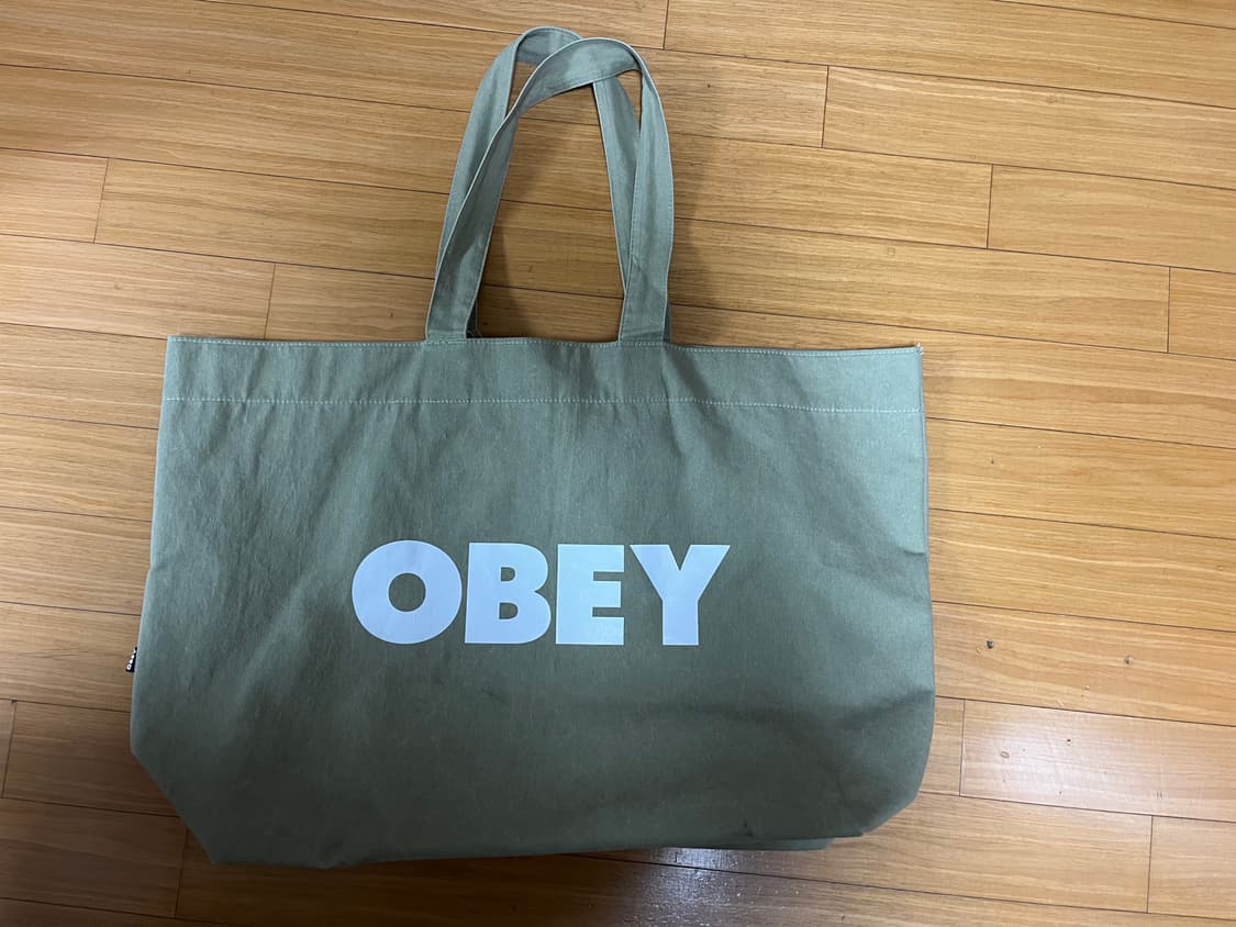 오베이 빅 에코백(말차컬러) 상품이미지1