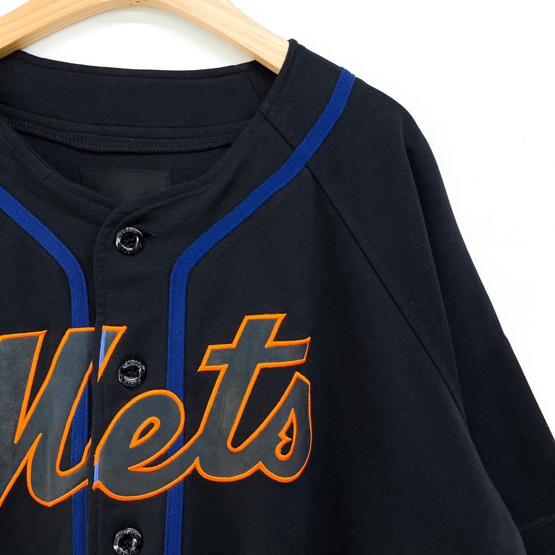 엠엘비 뉴욕 메츠 데드스탁 베이스 볼 하프 져지 상품이미지4