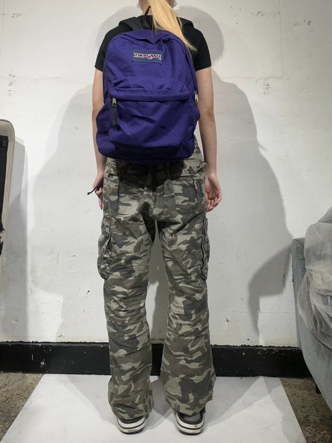 잔스포츠 퍼플 백팩 가방 상품이미지3