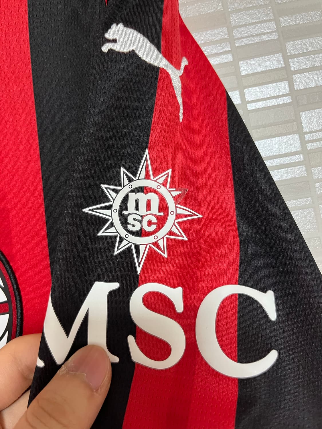 [m] ac밀란 24-25 홈 유니폼 상품이미지4