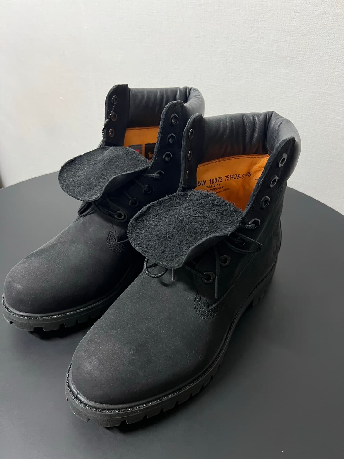 (265) 팀버랜드 6인치 프리미엄 블랙 부츠 상품이미지2